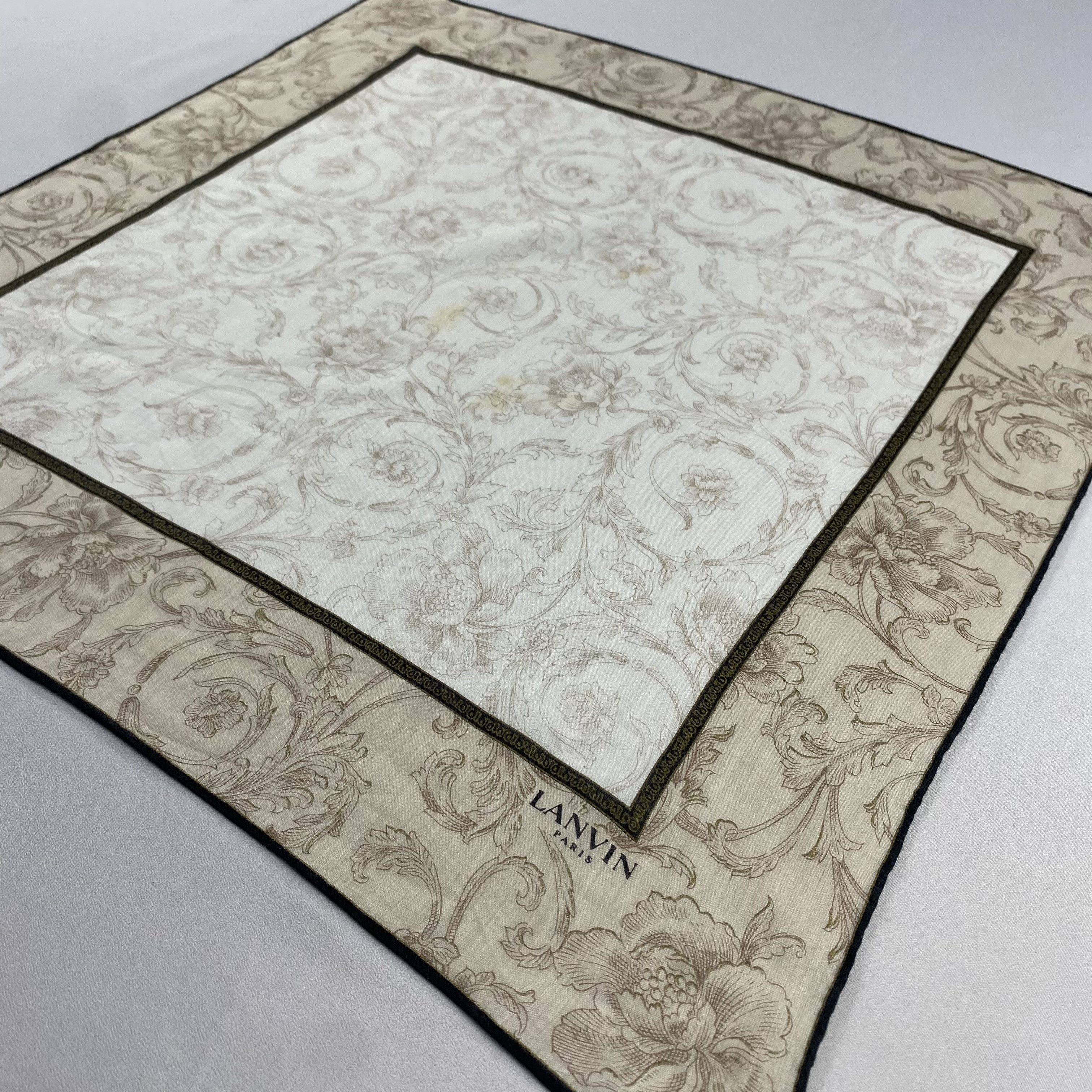 Lanvin × Vintage Lanvin Handkerchief / Neckerchief / Bandana-P825 Size ONE SIZE - 2 Thumbnail