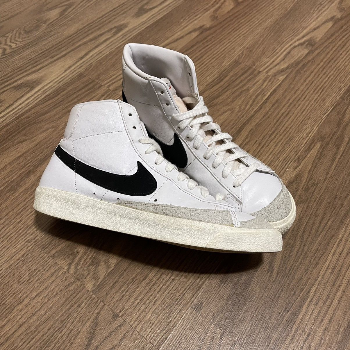 Nike Nike Blazer Mid '77 Premium Vintage White Black Size US 11 / EU 44 - 4 Thumbnail