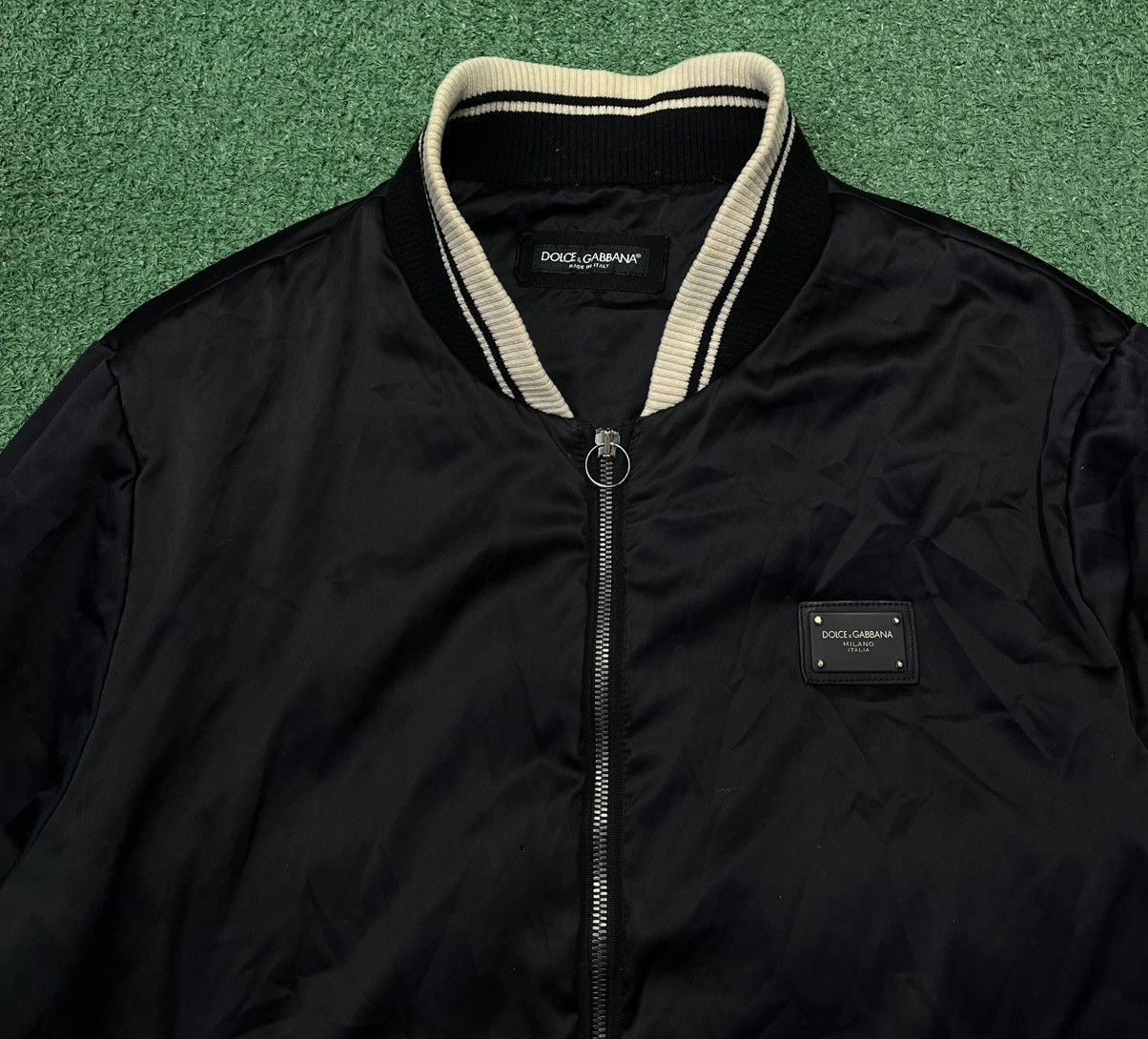 Designer × Dolce & Gabbana × Vintage Dolce & Gabbana Black Jacket With Leather and Cashmere Size US M / EU 48-50 / 2 - 3 Thumbnail