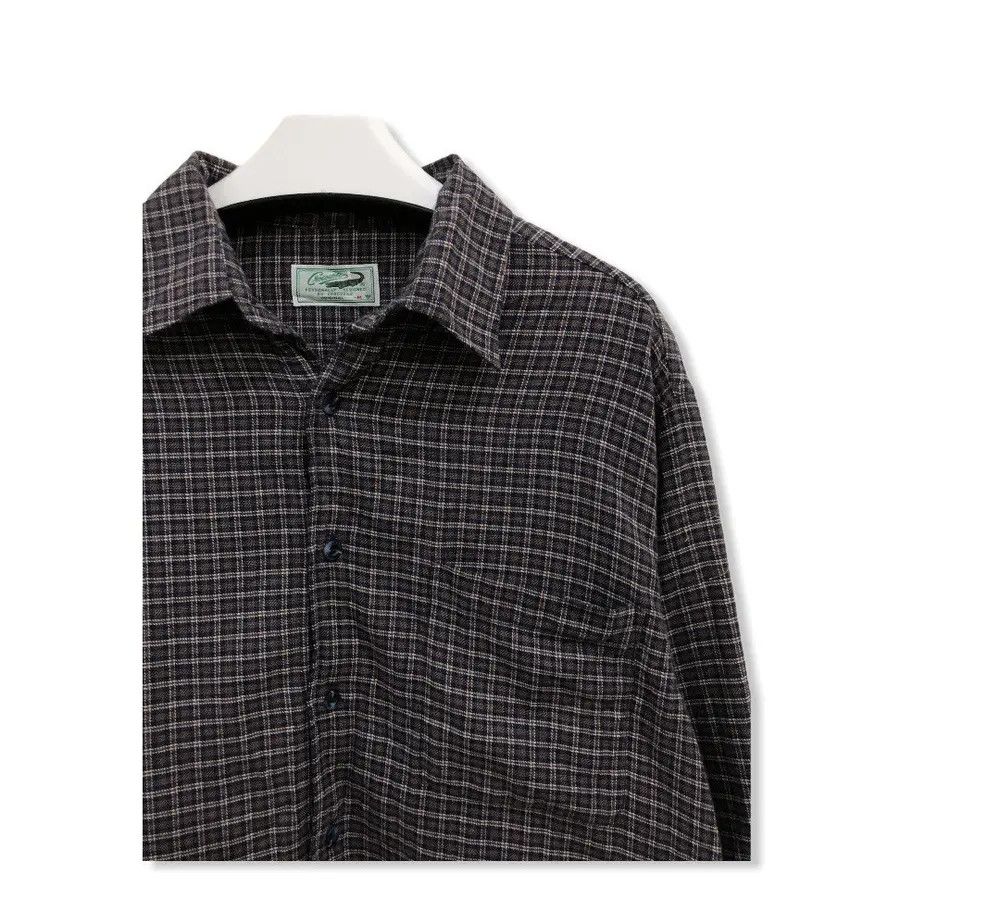 Vintage Vintage Crocodile Flannel Shirt 👕 Size US M / EU 48-50 / 2 - 2 Thumbnail