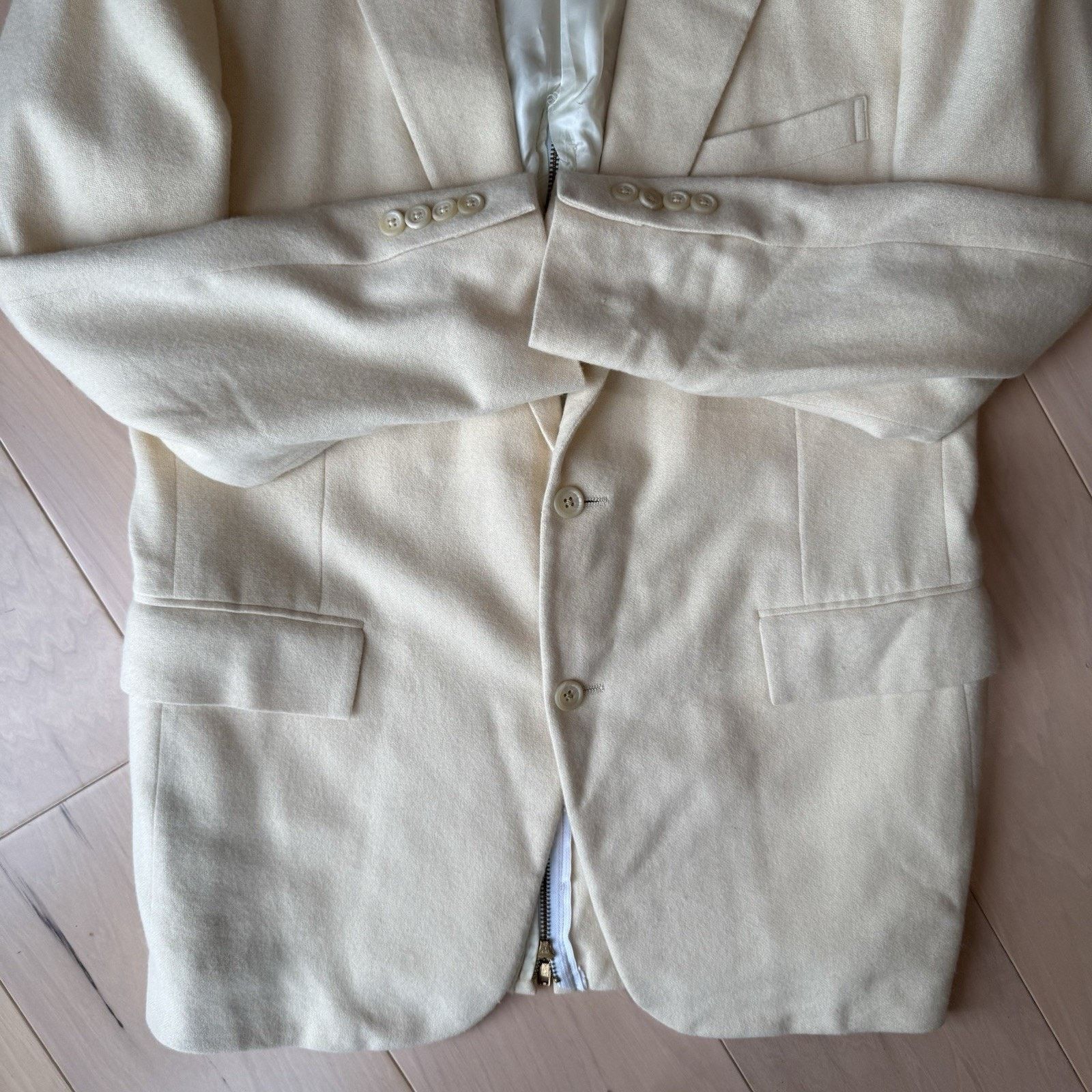 Polo Ralph Lauren × Vintage Vintage Polo Ralph Lauren Cashmere Blazer 40R Minimalist Size 40R - 5 Thumbnail