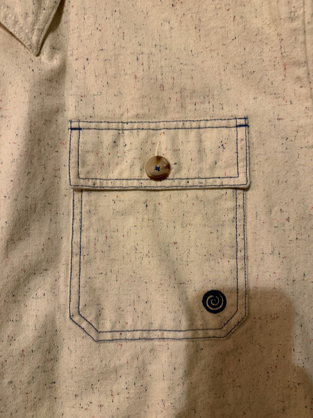 Round Two Off White Round Two Denim Jacket Work Jacket Workwear Size US XXL / EU 58 / 5 - 3 Thumbnail