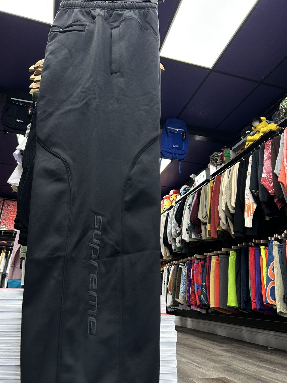 Jordan Brand × Nike × Supreme Supreme x Jordan Tricot Track Pants Size US 32 / EU 48 - 6 Thumbnail