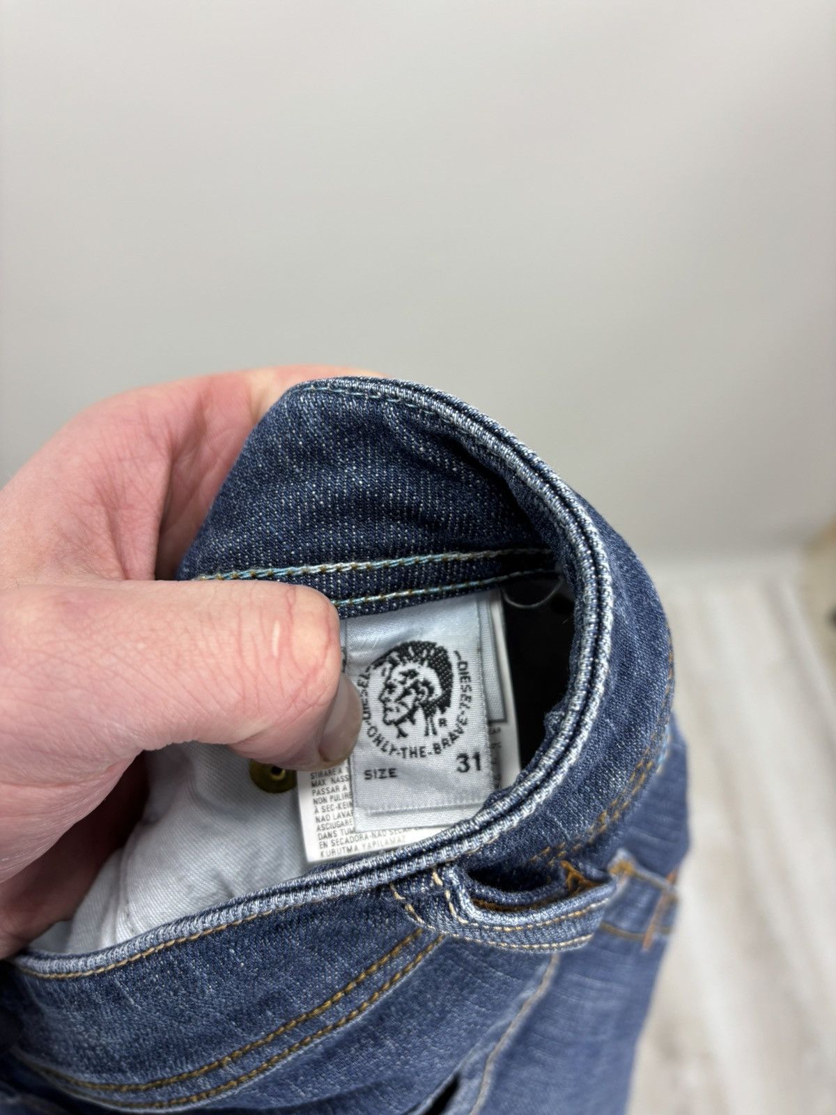 Diesel Mens jeans Y2k Diesel Size 31 Color Blue Size US 31 - 8 Thumbnail