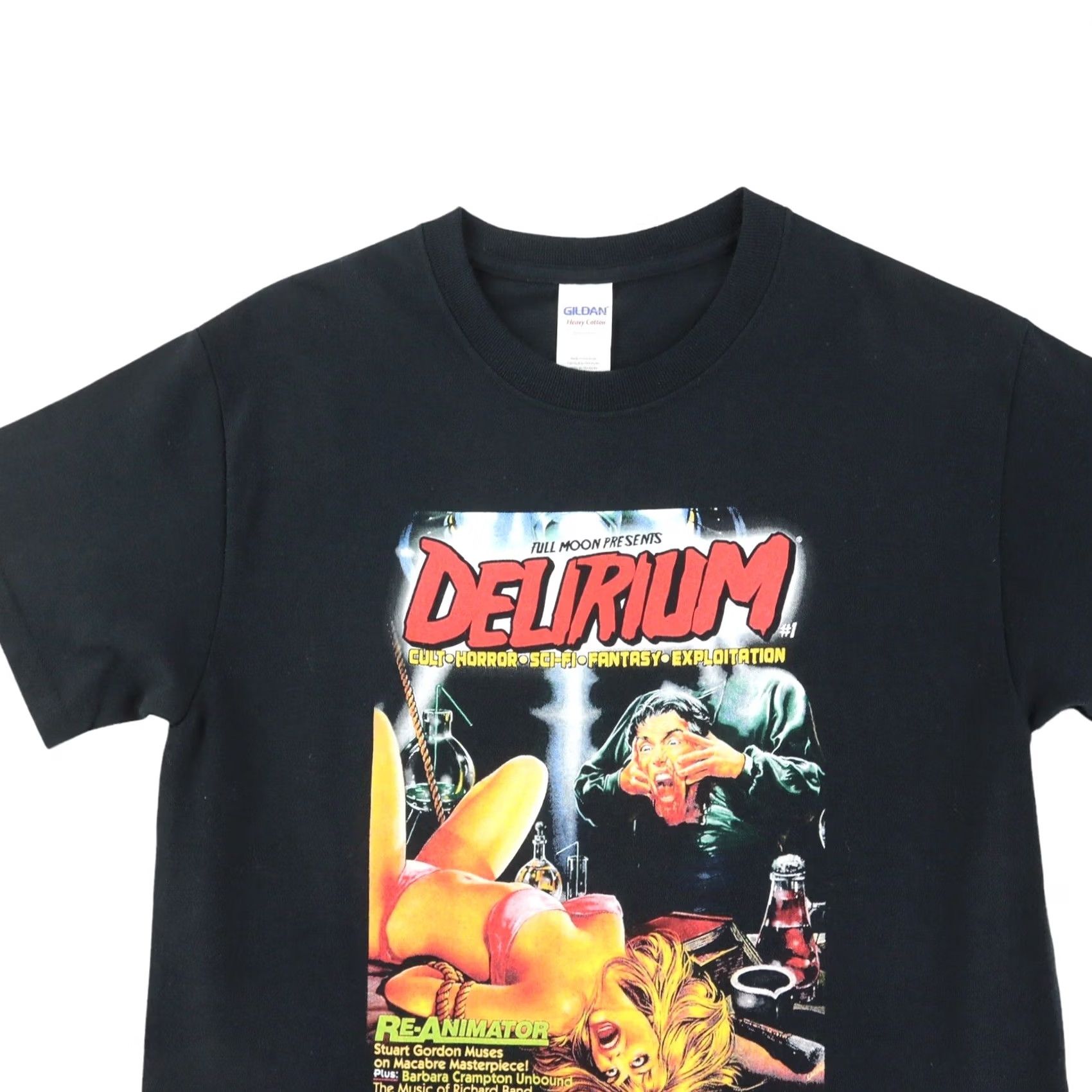 Gildan Delirium #1 Cult horror sci fi Re-Animator Tshirt Small Black RARE Gildan Shirt Men S Horror 90s? Size US S / EU 44-46 / 1 - 6 Thumbnail