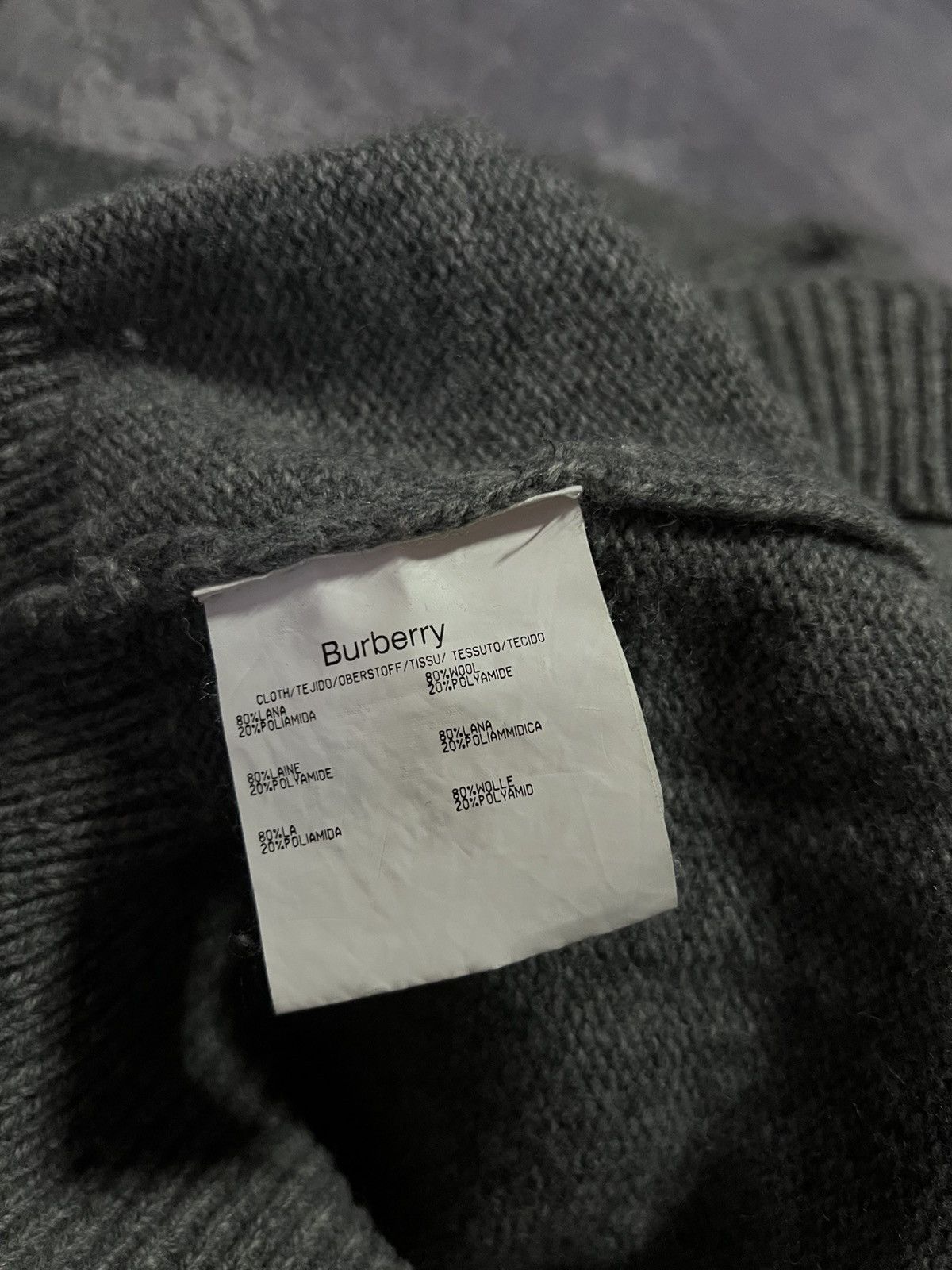 Burberry Vintage Burberry London Wool Logo Sweater Knit Streetwear Size US M / EU 48-50 / 2 - 5 Thumbnail