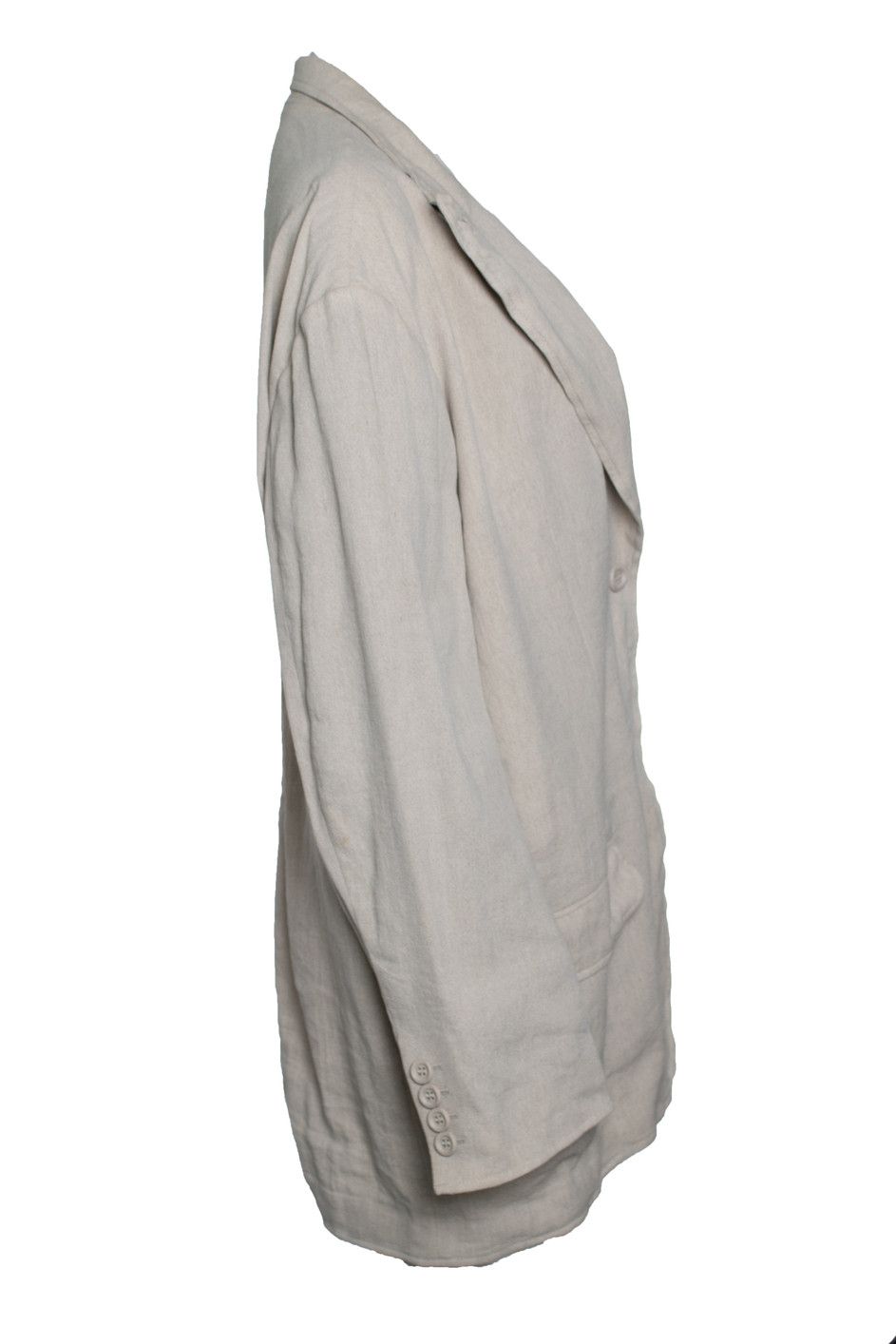 Acne Studios Acne studios, Beige linen blazer Size S / US 4 / IT 40 - 3 Thumbnail