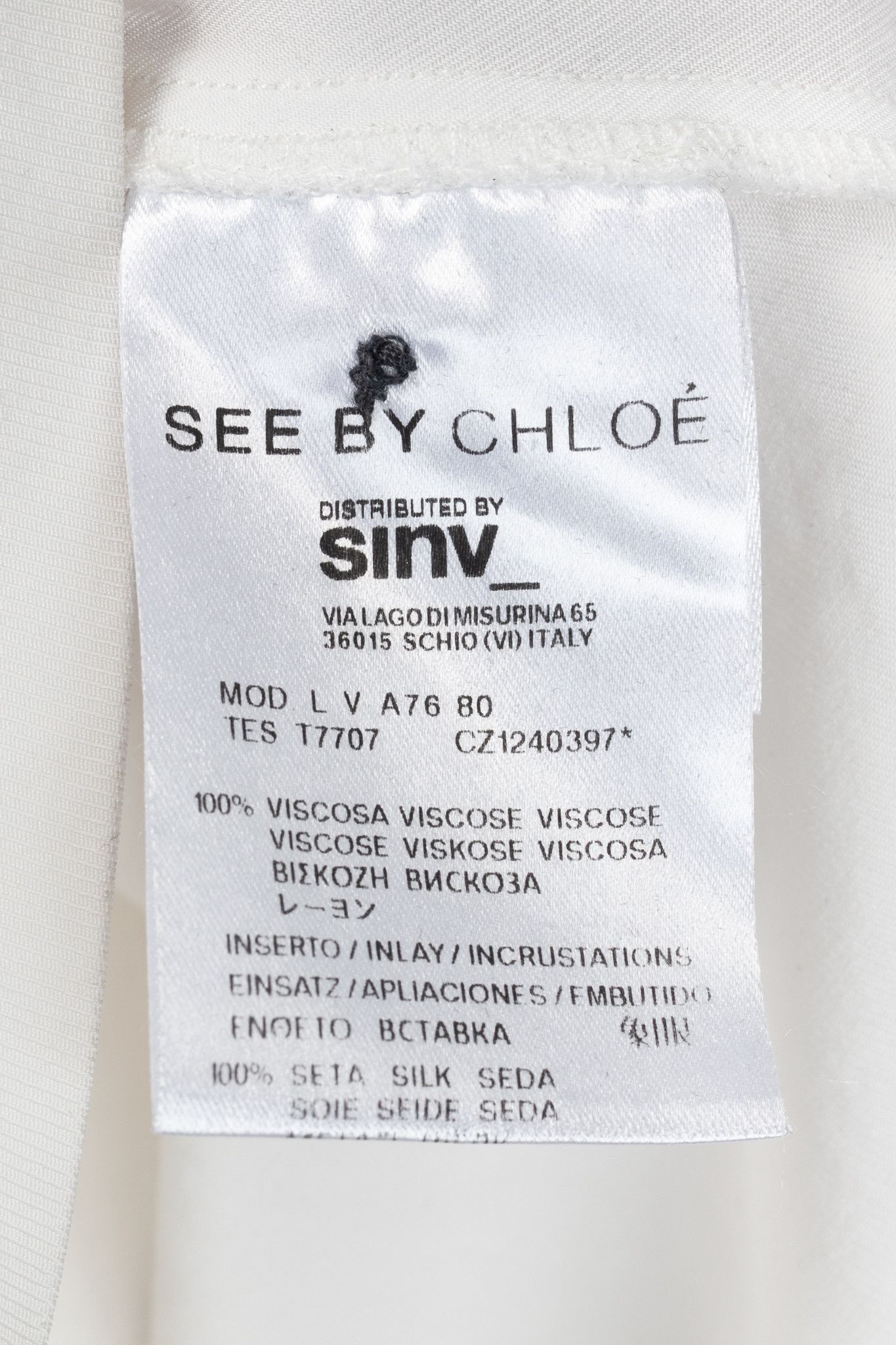 See by Chloe See by Chloe Black & White Polo A-Line Mini Dress Size S / US 4 / IT 40 - 8 Thumbnail