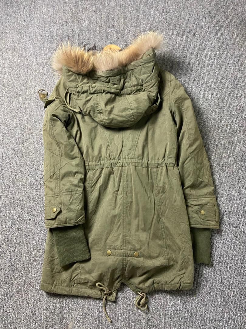 Japanese Brand Jewel Amonier Brand Faux Fur Hooded Parka (199) Size XS / US 0-2 / IT 36-38 - 2 Thumbnail