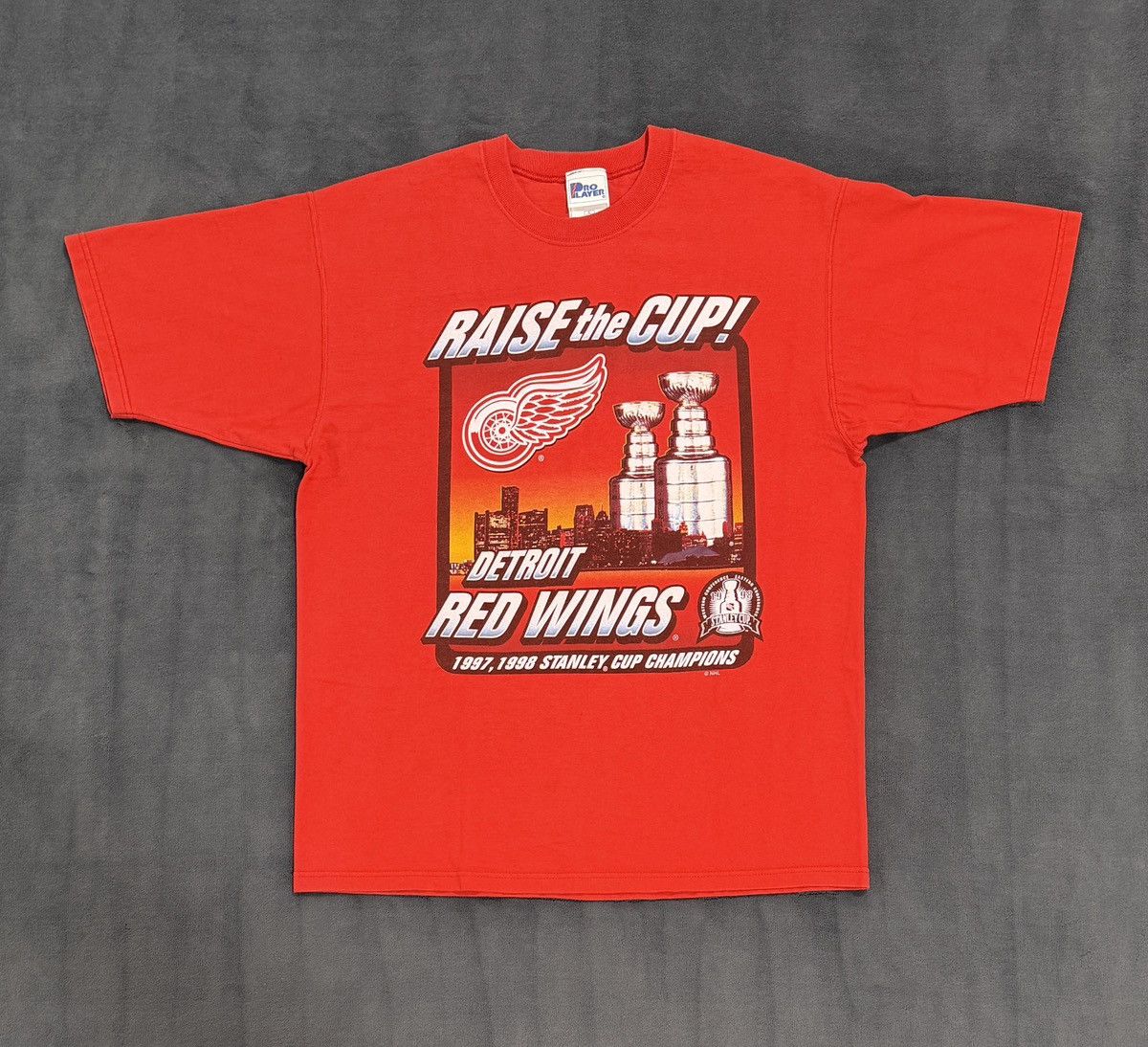 Pro Player Vintage NHL Detroit Red Wings 1997-1998 Stanley Cup Champion Size US L / EU 52-54 / 3 - 5 Thumbnail