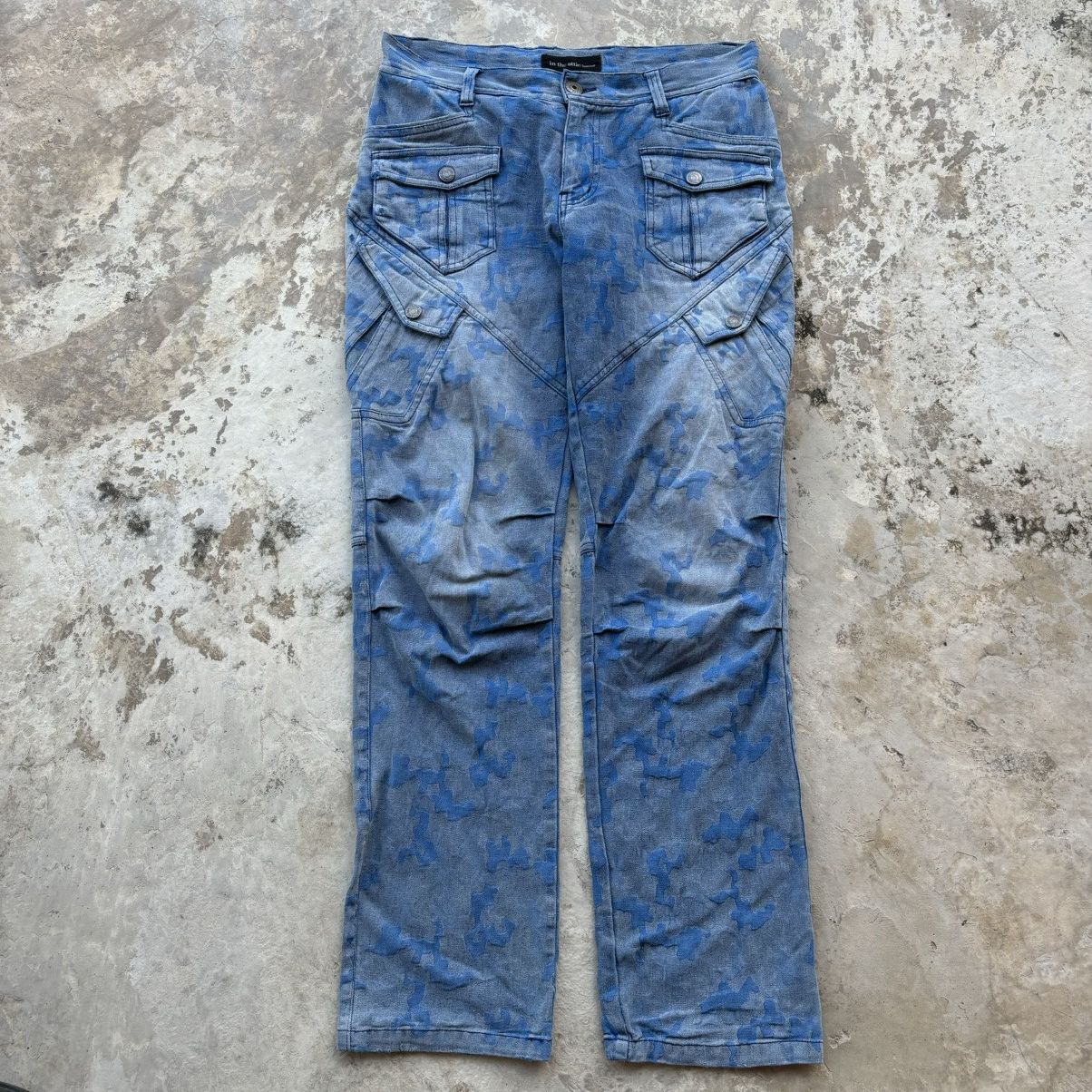 In The Attic Vintage In The Attic Double Waist Karakuri Baggy Jeans Size US 34 / EU 50 - 2 Thumbnail