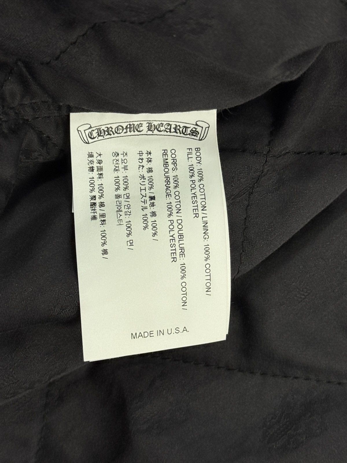 Chrome Hearts PADEED CHECKED OVERSHIRT WITH SILVER BUTTONS Size US L / EU 52-54 / 3 - 12 Thumbnail