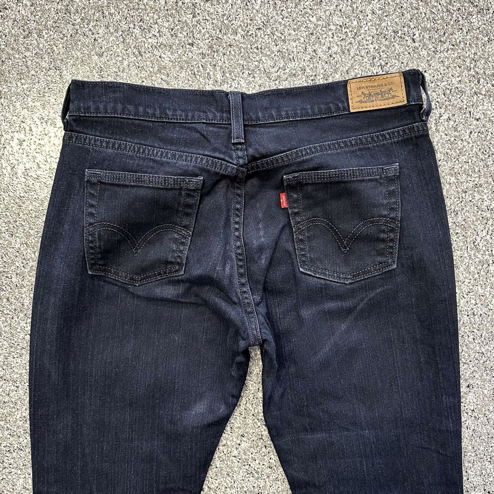 Levi's VINTAGE Levi's 515 Bootcut Jeans Women 6 Black Cotton Stretch Denim 30x30 Regular 5-Pocket Design Mens Size 30" / US 8 / IT 44 - 7 Thumbnail