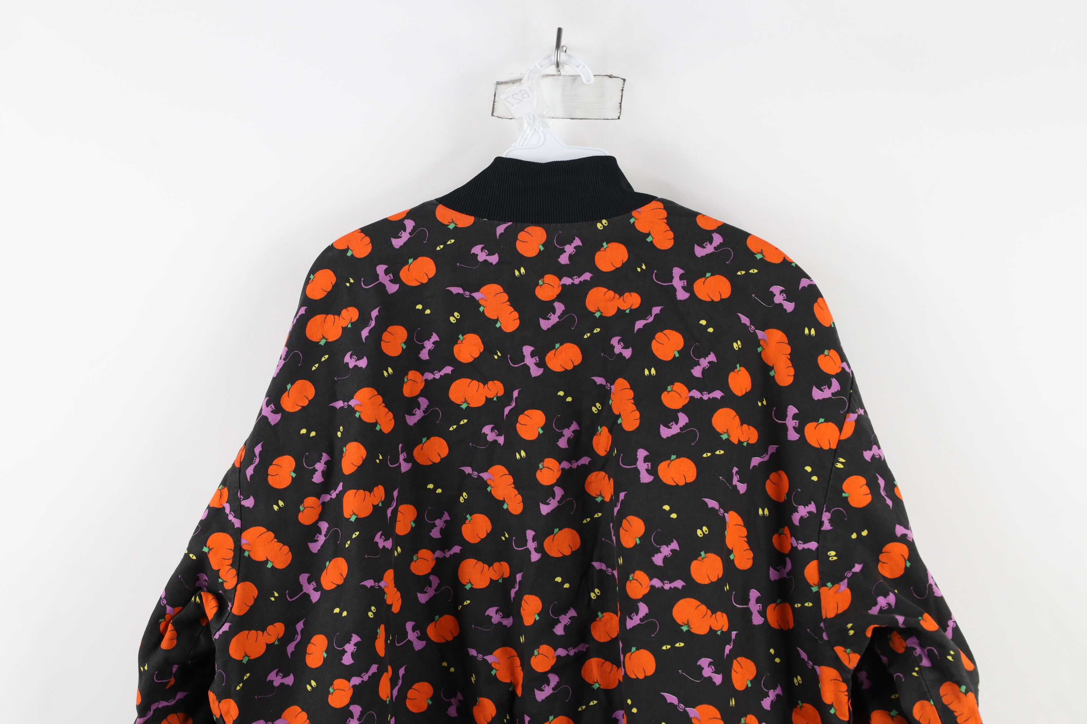 Vintage Vintage 90s Streetwear Reversible Autumn Bomber Jacket Size 3XL / US 20-22 - 13 Thumbnail