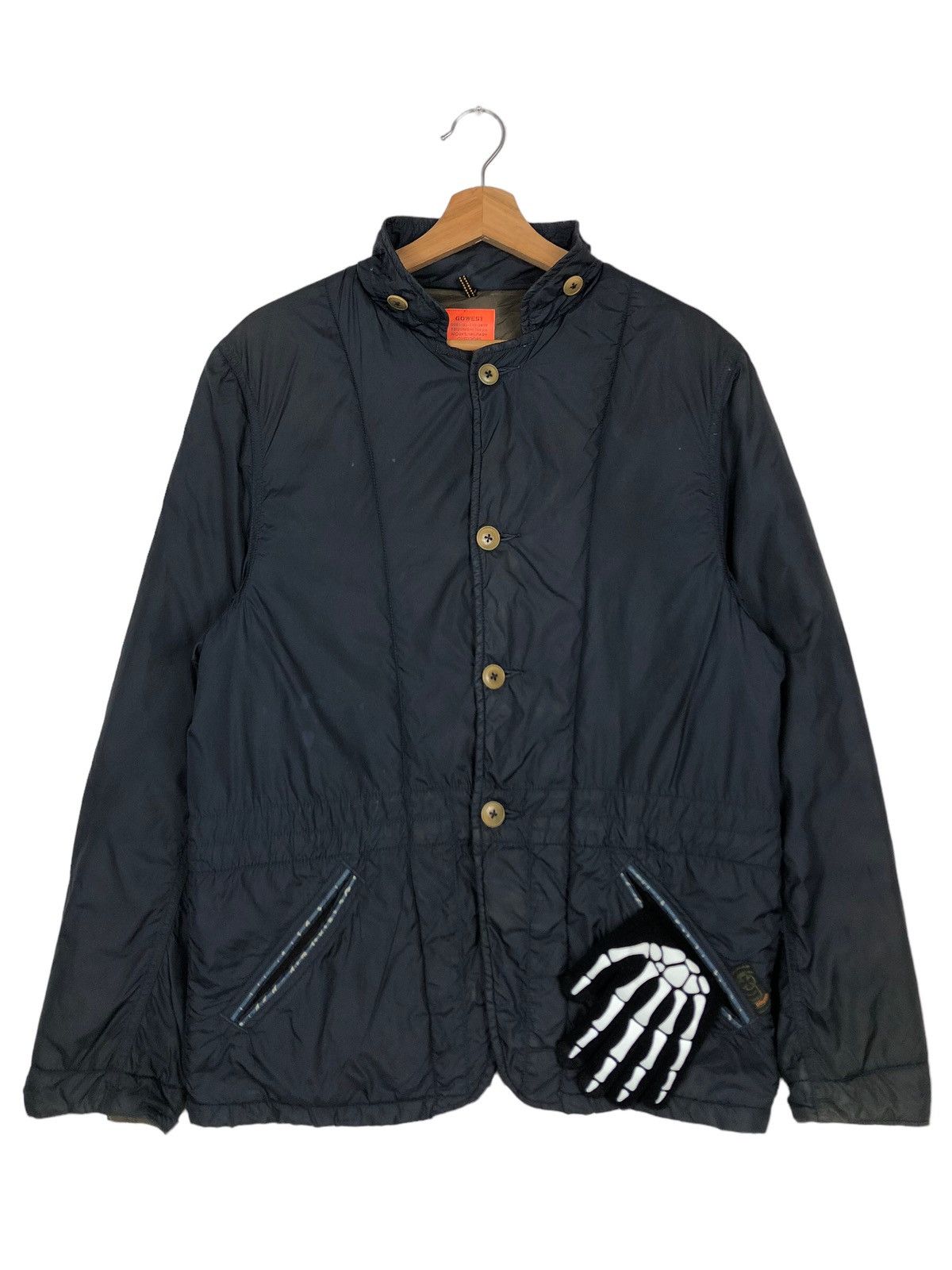 🔥RARE NYLON JACKET GOWEST INSPECTOR JACKET BUZZ RICKSONS