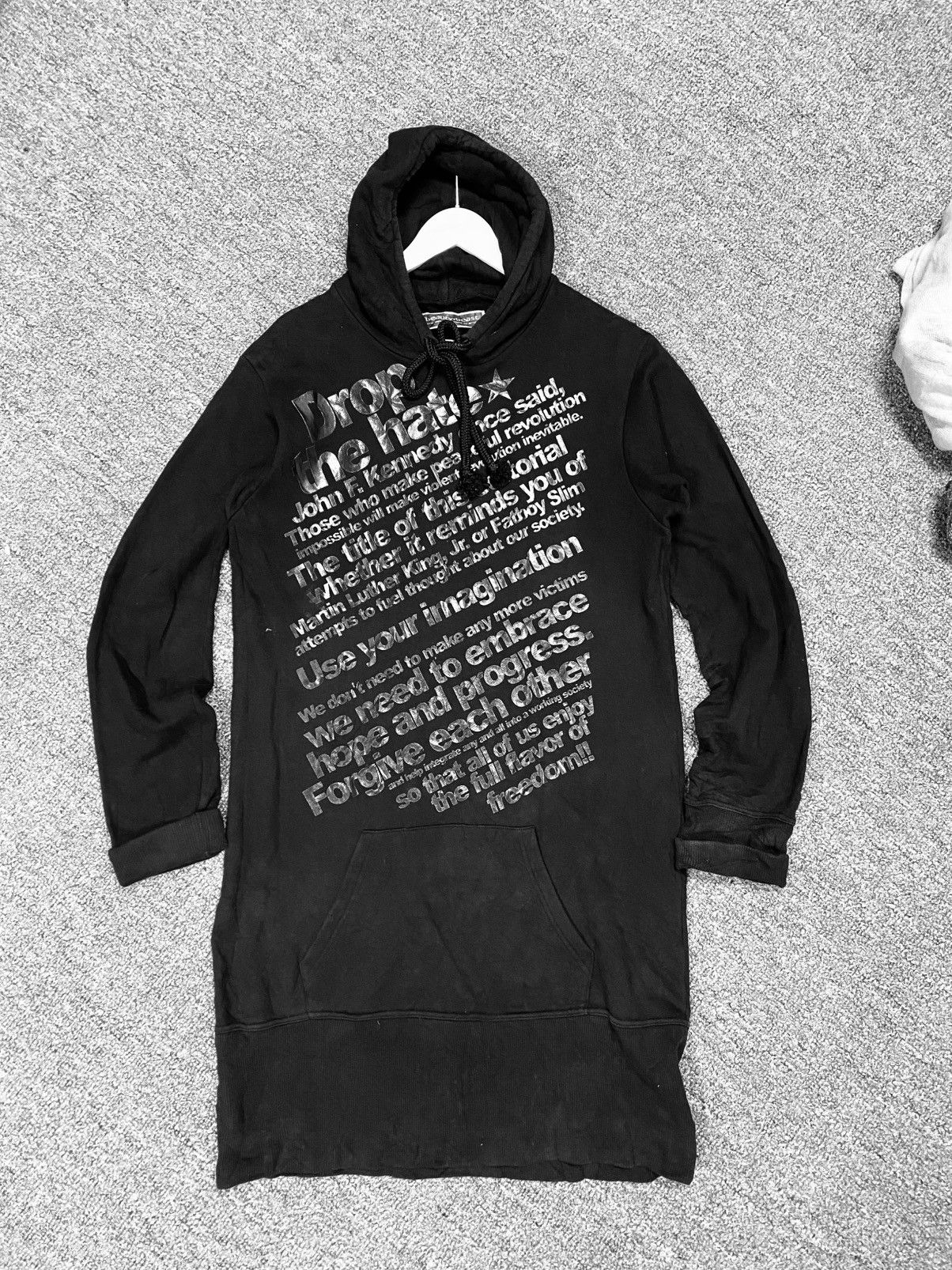 Beauty Beast Beauty Beast long hoodie sweatshirt spell out Size M / US 6-8 / IT 42-44 - 1 Thumbnail