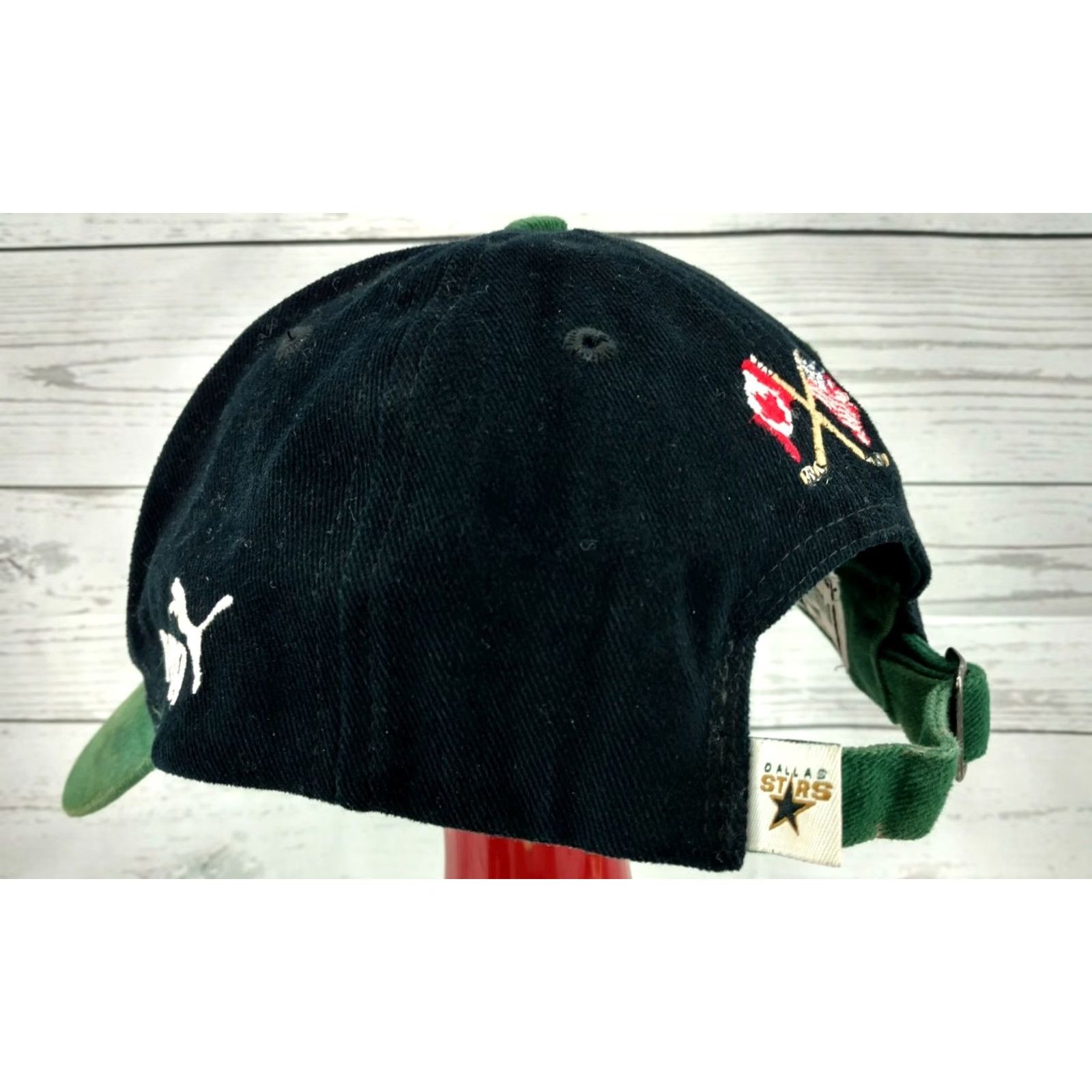 Puma PUMA BLACK GREEN TEXAS DALLAS STARS CAP ICE HOCKEY NHL ADJUSTABLE HAT Men One Size Black Baseball Cap Stars 90s NHL-adj Size ONE SIZE - 6 Thumbnail