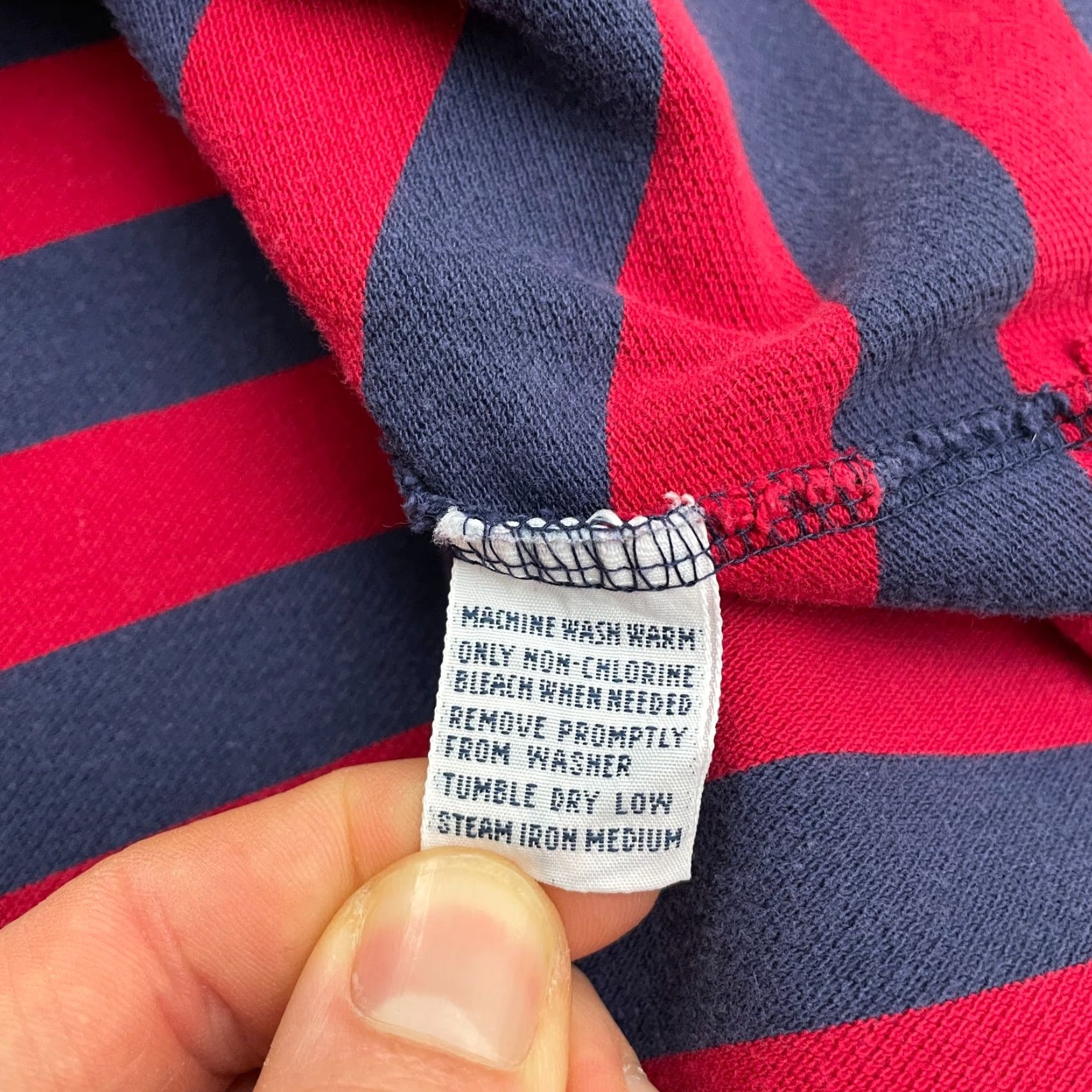Ralph Lauren VINTAGE Polo Ralph Lauren Polo Shirt Mens XL Red Blue Striped Short Sleeve Cotton Golf Size US XL / EU 56 / 4 - 7 Thumbnail