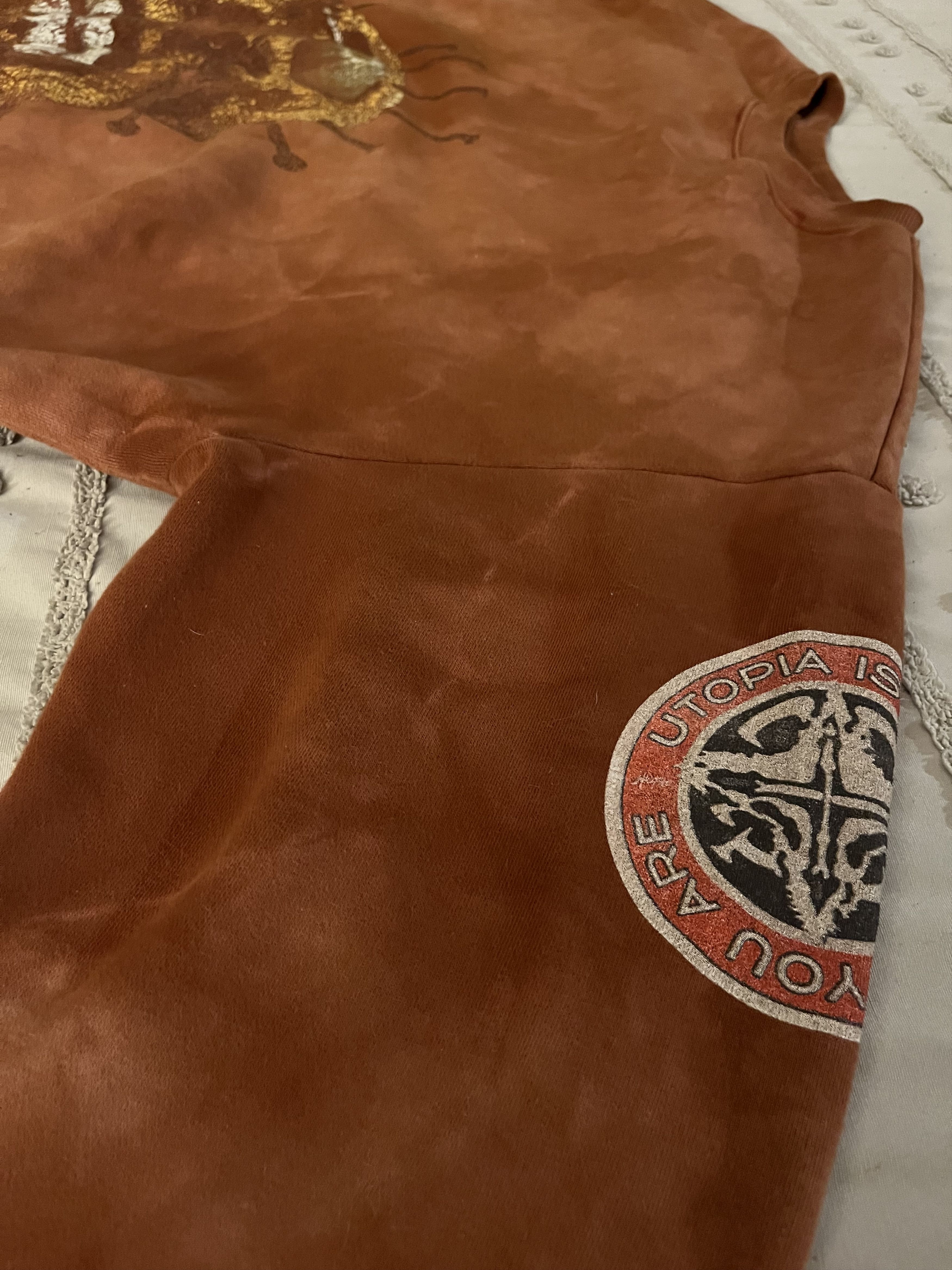 Travis Scott UTOPIA Circus Maximus Brown Sweatshirt Size US L / EU 52-54 / 3 - 5 Thumbnail