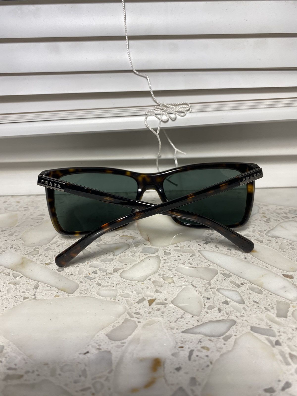 Prada × Vintage Silver Tab Vintage Prada Sunglasses Size ONE SIZE - 2 Thumbnail