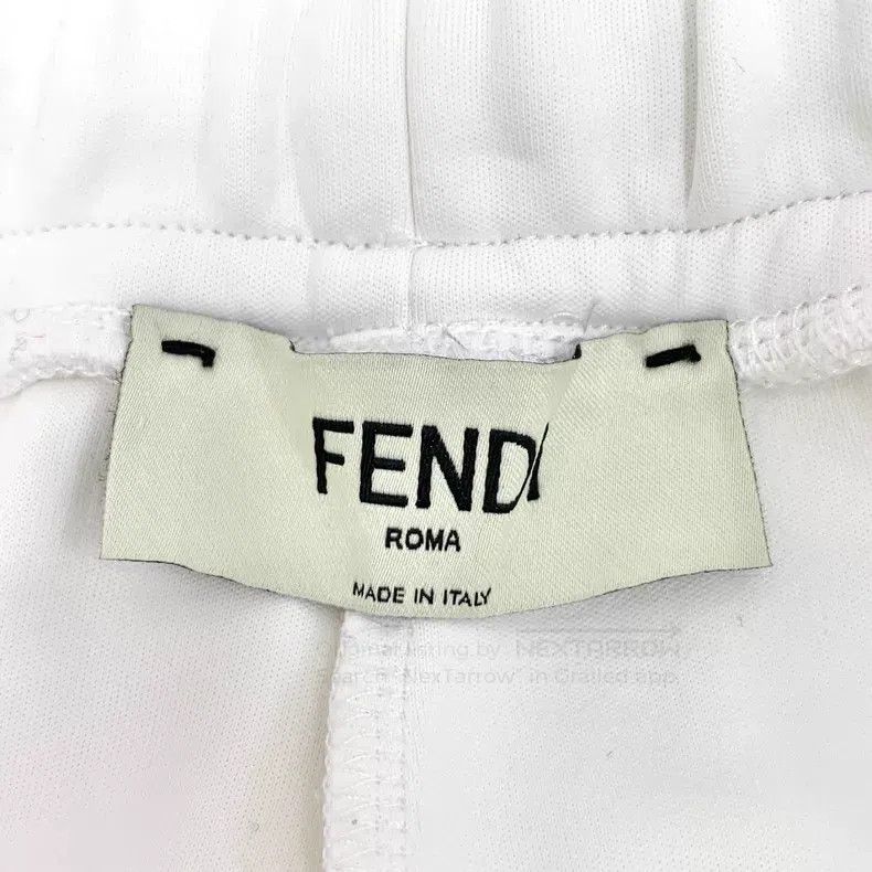 Fendi Fendi White pattern print drawstring casual wide-leg long Size 25" / US 0 / IT 36 - 6 Thumbnail