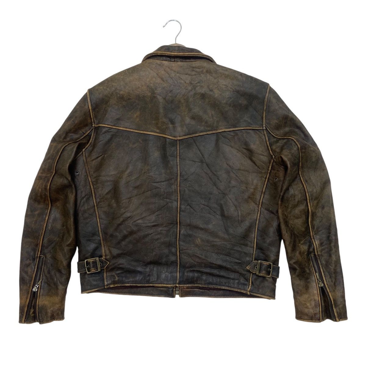 Harley Davidson Vintage Harley Davidson Motorcycle Cafe Racer Biker Jacket Size US M / EU 48-50 / 2 - 5 Thumbnail