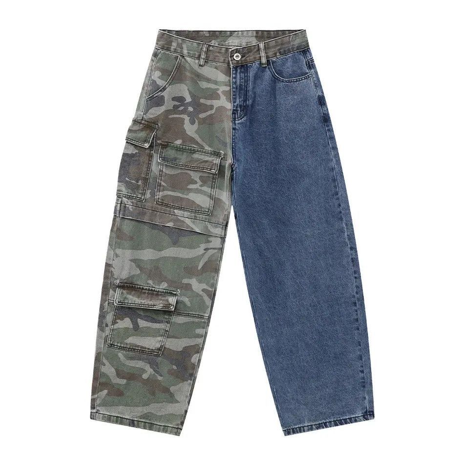Japanese Brand Retro loose high street pocket jeans Size US 32 / EU 48 - 5 Thumbnail