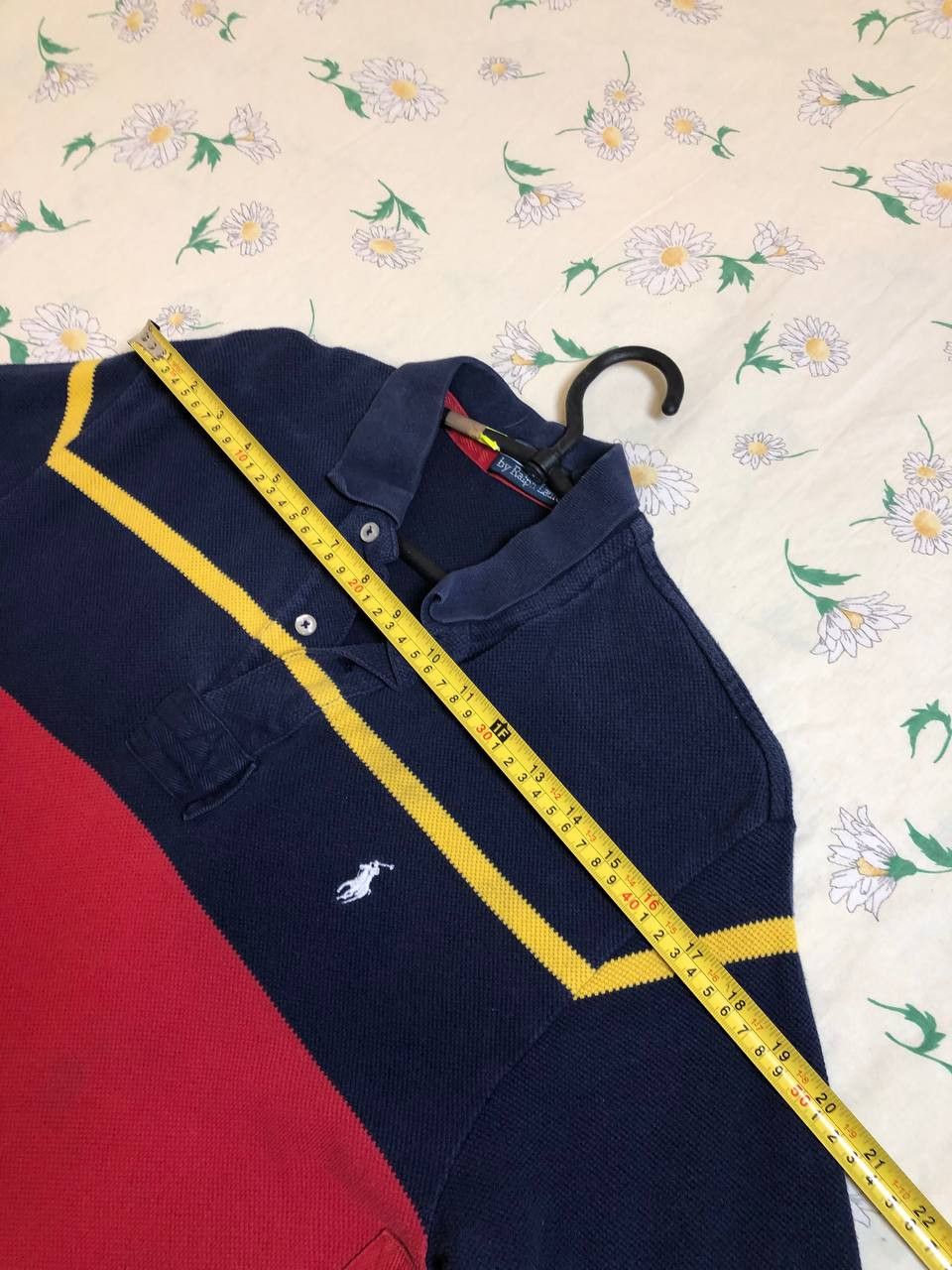 Polo Ralph Lauren VTG Polo by Ralph Lauren Mens Color Block Custom Fit polo Size US M / EU 48-50 / 2 - 8 Thumbnail