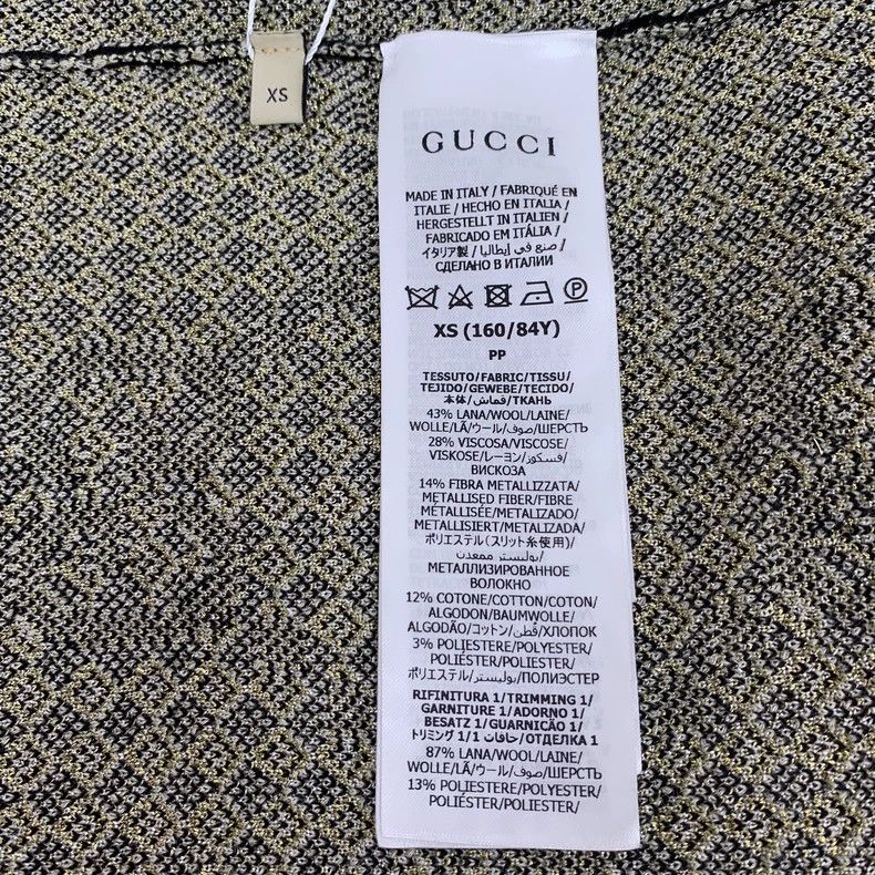 Gucci Gucci Color-matched logo jacquad full-print wool round-nec Size XS / US 0-2 / IT 36-38 - 6 Thumbnail