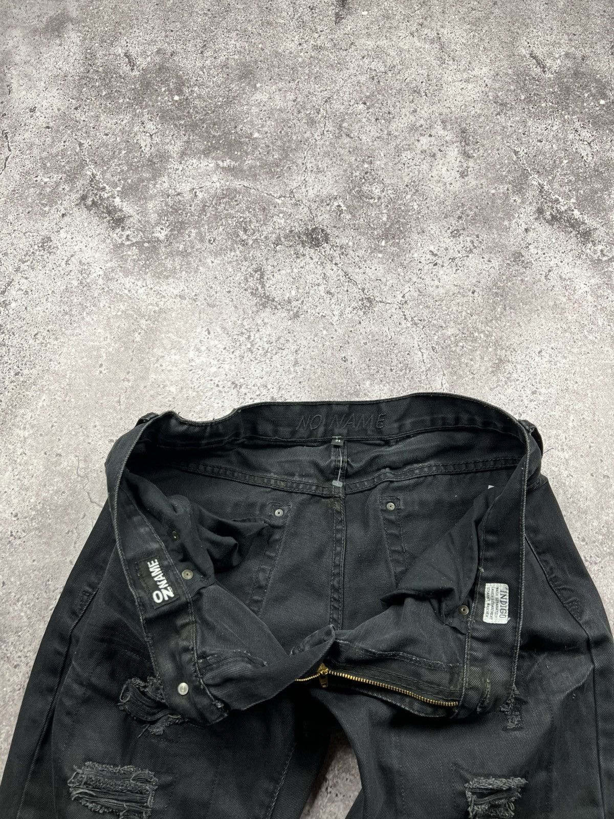 Japanese Brand VINTAGE NONAME Y2K BOOTCUT Studed AVANT GARDE JAPANESE JEANS Size US 34 / EU 50 - 6 Thumbnail