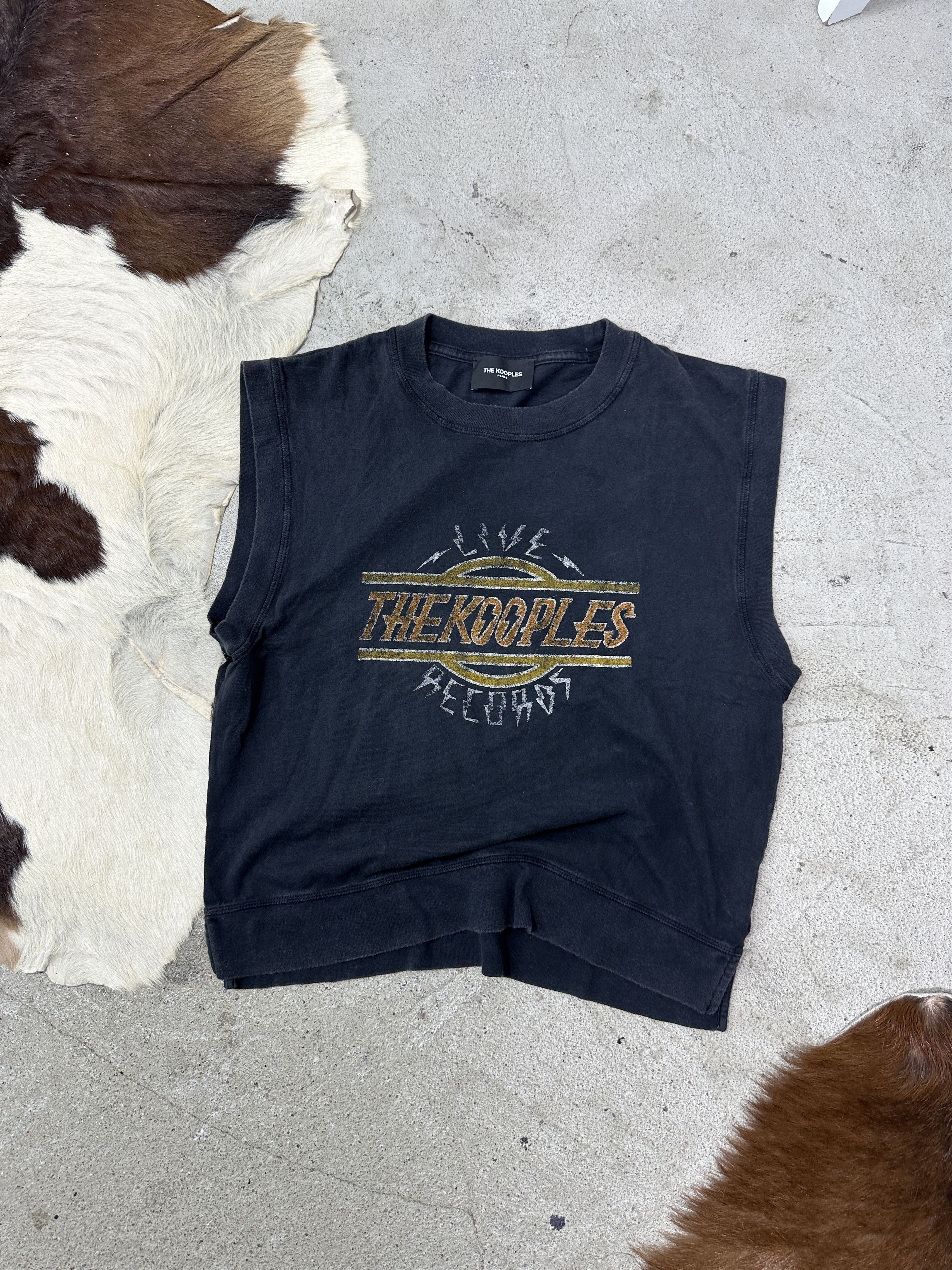 The Kooples Vintage Streetwear Cropped The Kooples Bandtee Tanktop Y2K Size US XS / EU 42 / 0 - 2 Thumbnail