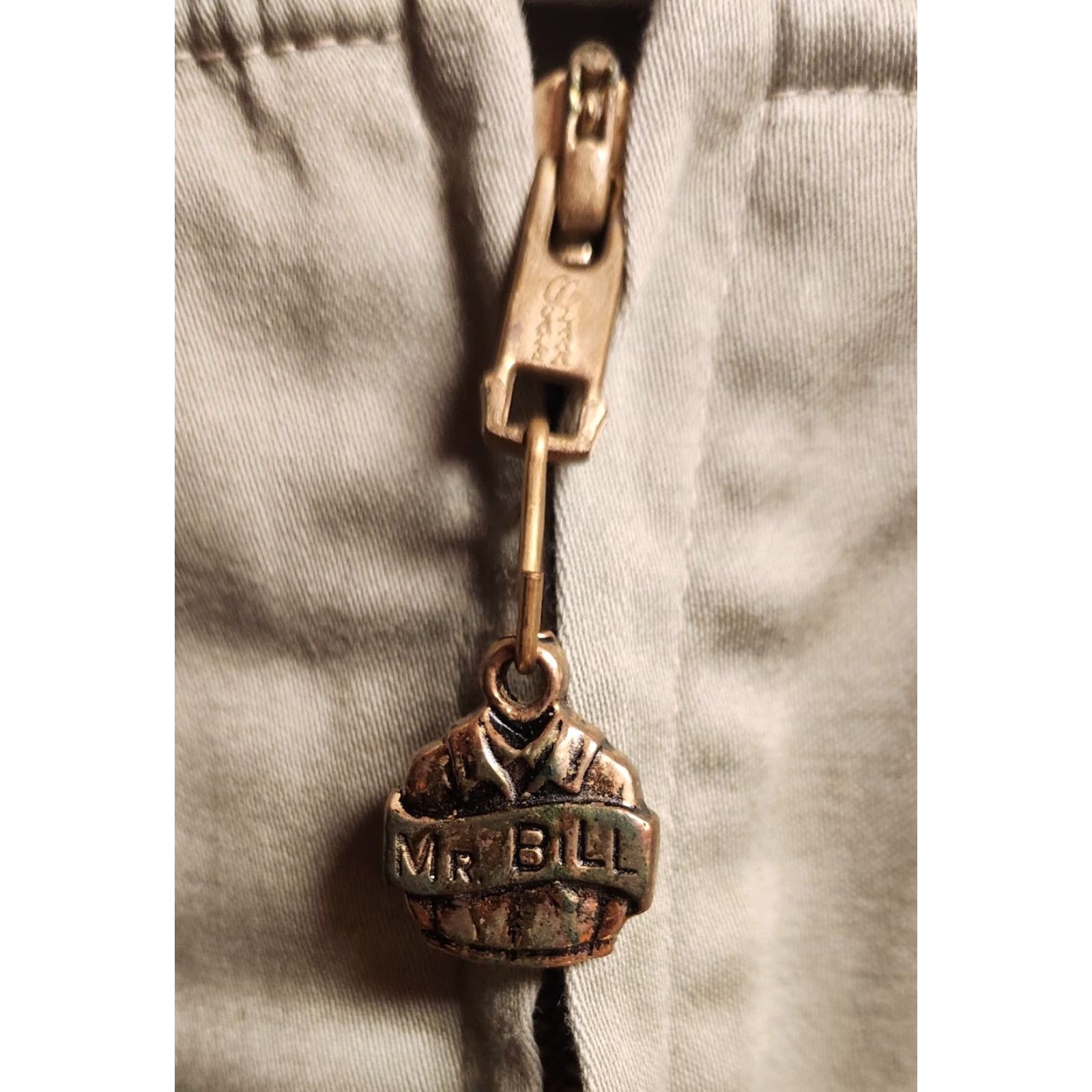 Etro Mr Bill Jacket Adult Size S Small Full Zip Work Chore Sailing Retro Lightweight Vintage Olive Solid Pattern Size US S / EU 44-46 / 1 - 7 Thumbnail