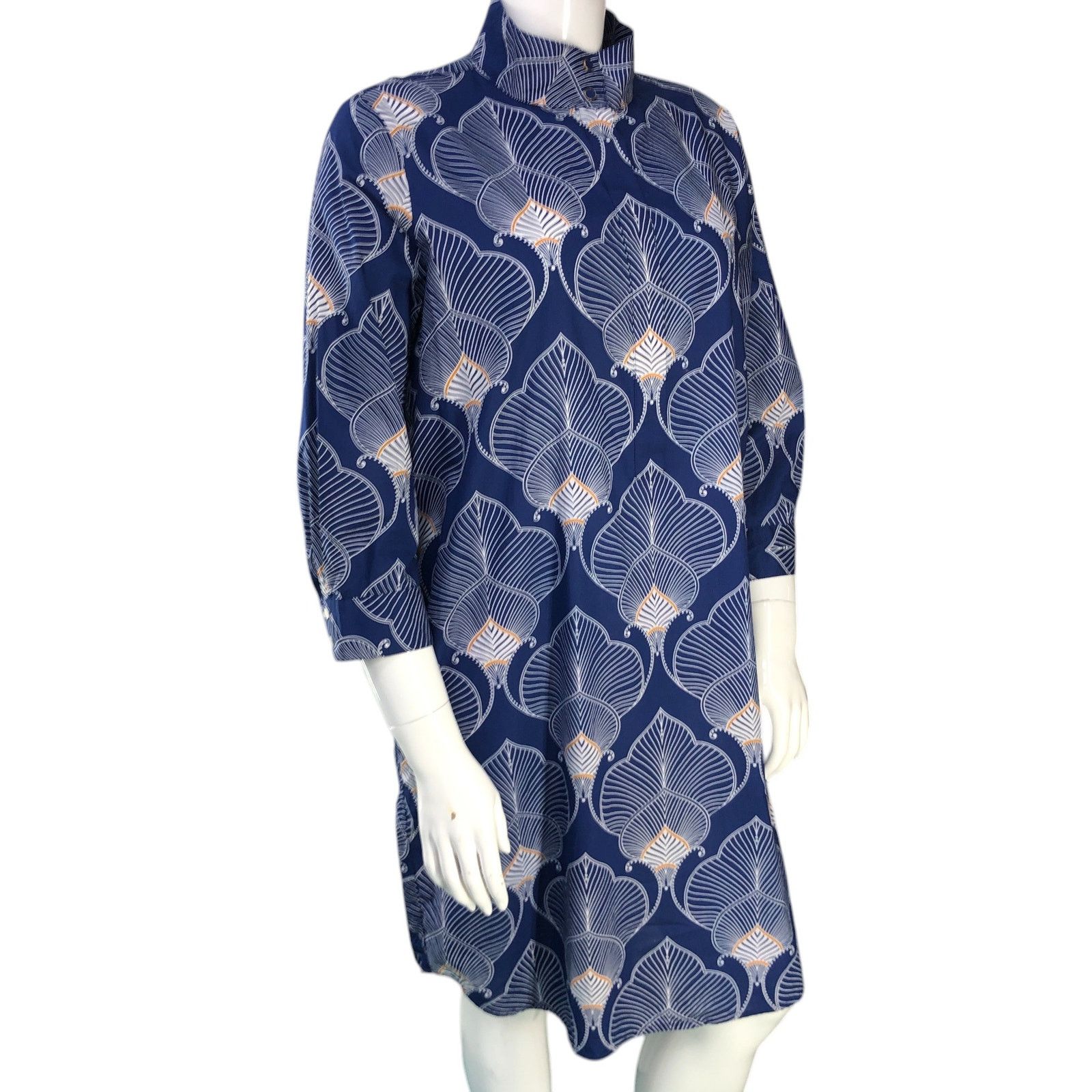 J.McLaughlin J McLaughlin Size XL Shirt Dress Mock Neck Tangier POCKETS Size XL / US 12-14 / IT 48-50 - 10 Thumbnail