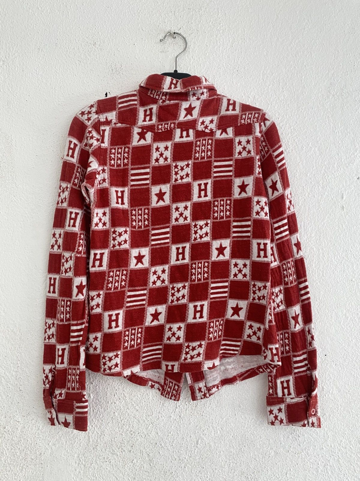 Hysteric Glamour Hysteric Glamour Red Button Up Shirt Size ONE SIZE - 2 Thumbnail