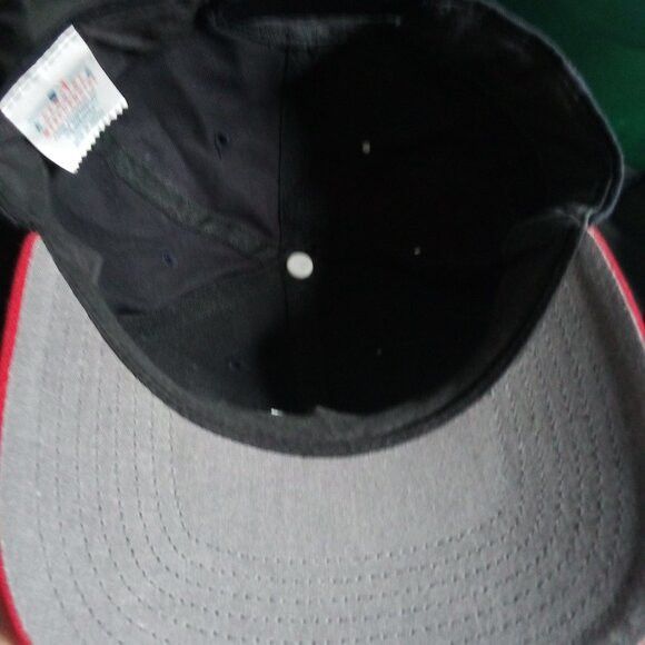 Twins Enterprise Inc. Deadstock Vintage Twins Atlanta Braves Two Tone Snap Hat Cap Size ONE SIZE - 5 Thumbnail