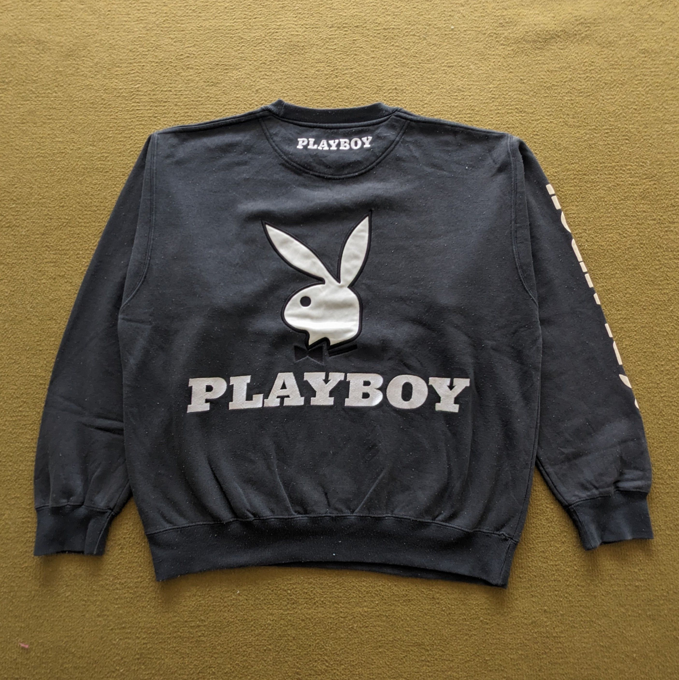 Vintage Vintage PLAYBOY Bunny American Brand Sweatshirt Size US L / EU 52-54 / 3 - 3 Thumbnail