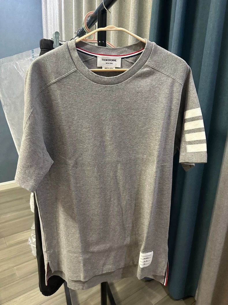 Thom Browne Thom Browne Straight knit short sleeves Size US M / EU 48-50 / 2 - 1 Thumbnail