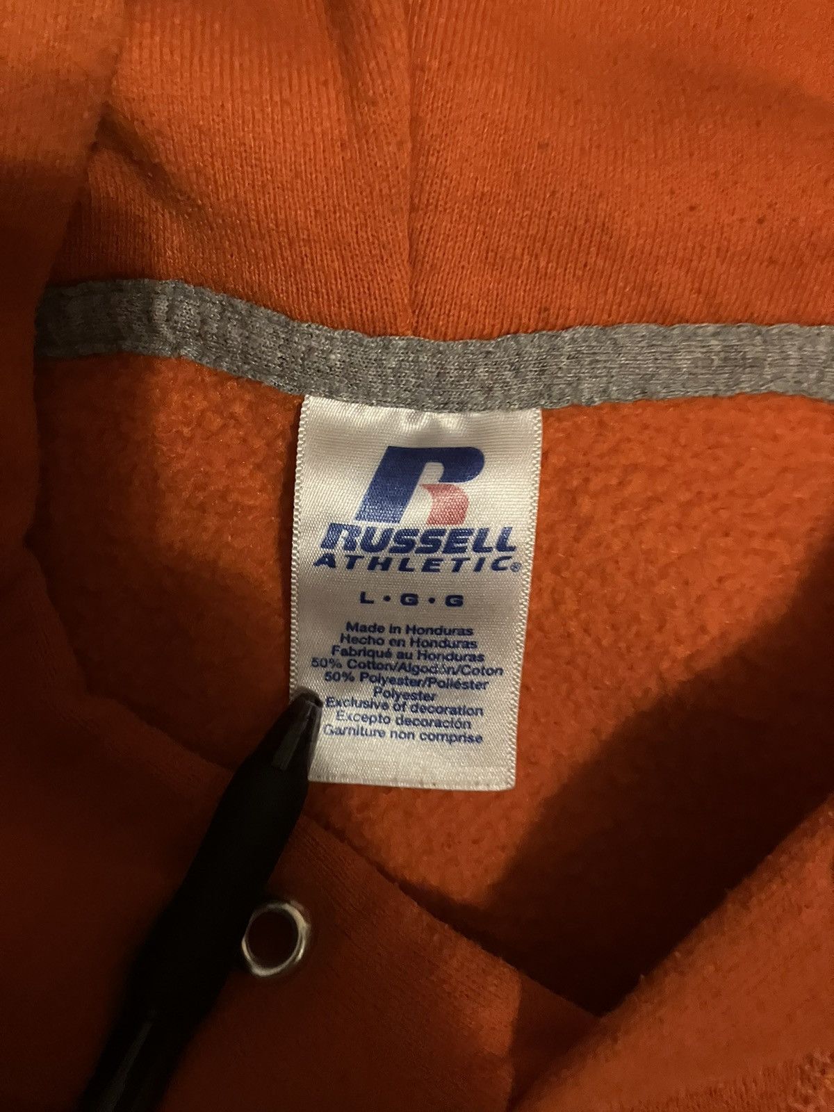 Russell Athletic × Vintage Orange Pioneers Hoodie Size US L / EU 52-54 / 3 - 3 Thumbnail
