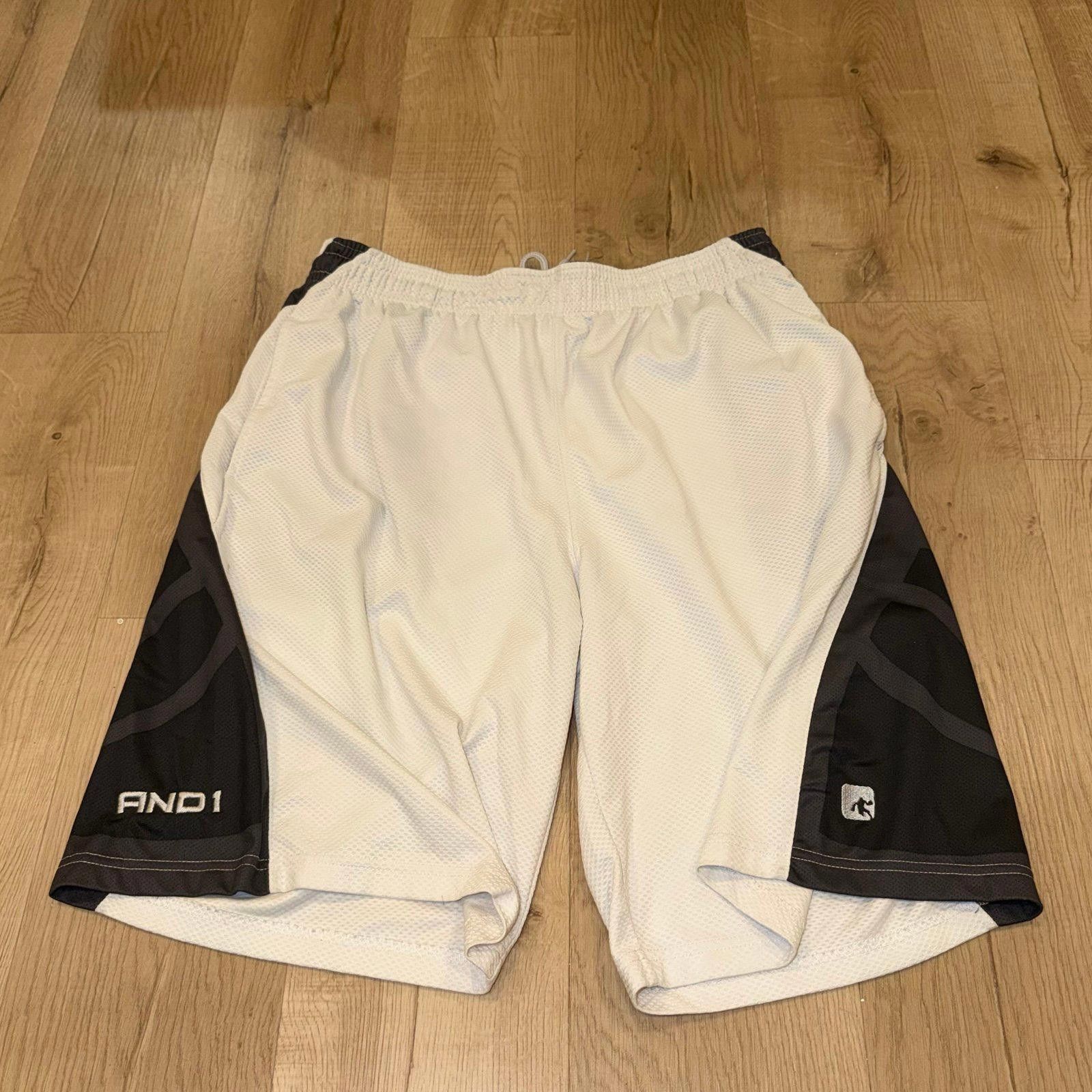 JW Anderson AND1 Black/White Hoop Shorts Mens XL Vintage Y2K 90s Size US 34 / EU 50 - 1 Thumbnail