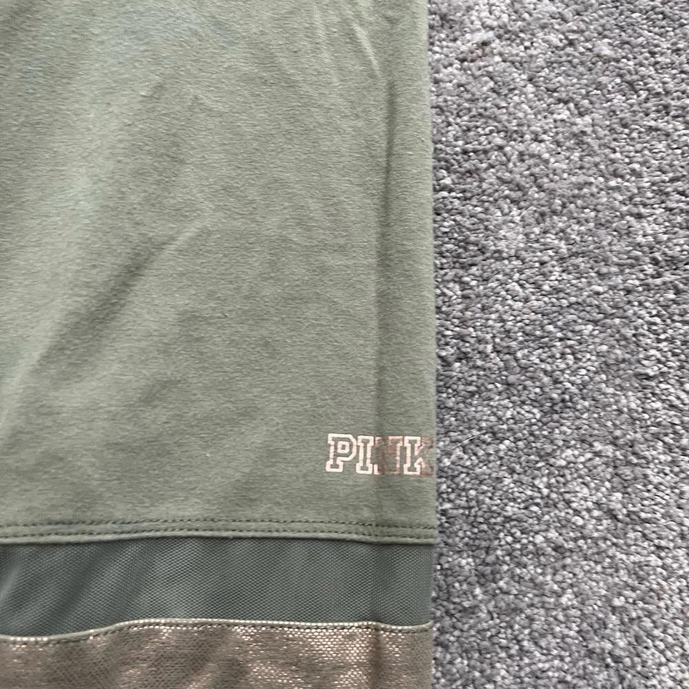 Pink PINK YOGA VS VICTORIA'S SECRET Olive Green Mesh High Waisted Size 32" / US 10 / IT 46 - 5 Thumbnail