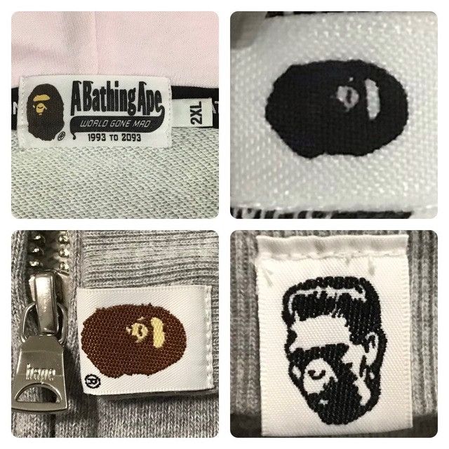 Bape BAPE Double Shark Full Zip Hoodie ABC camo pink APE 2XL XXL Size US XXL / EU 58 / 5 - 7 Thumbnail