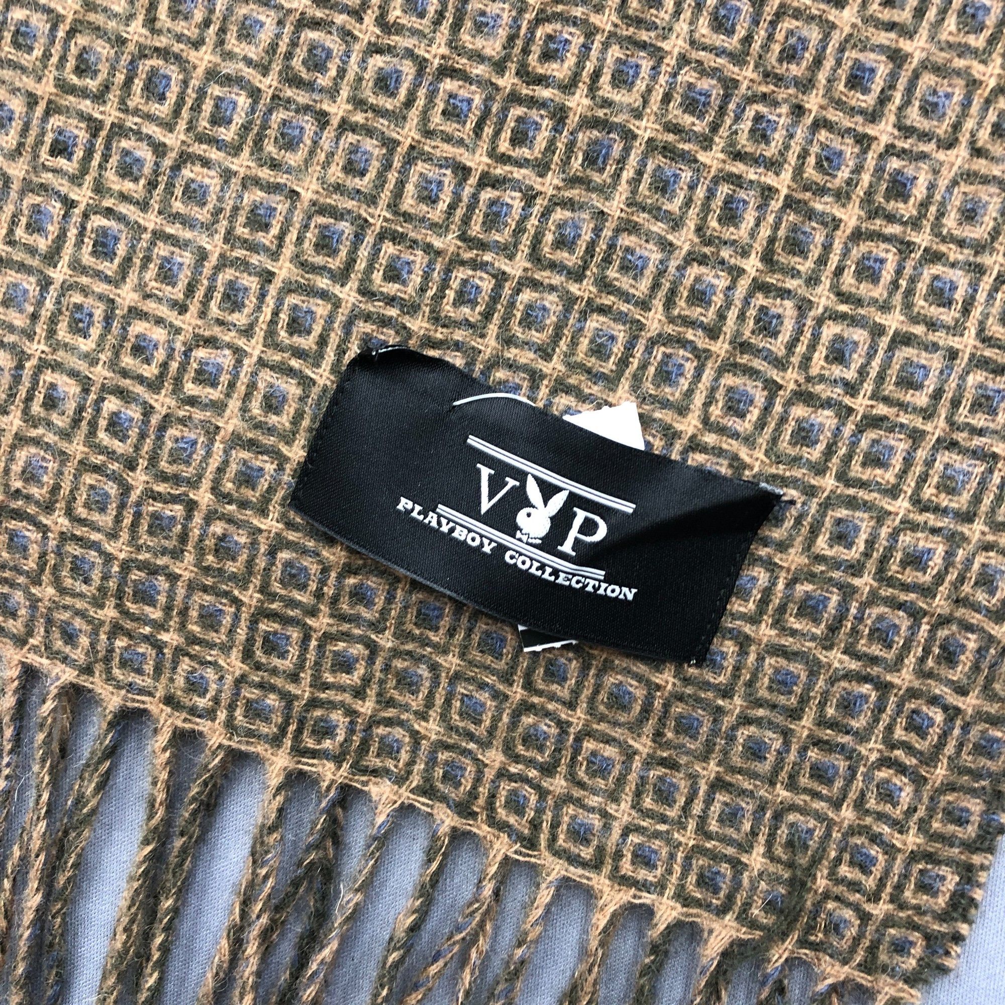 Playboy Vintage Playboy VIP Scarf Muffler Wool Cashmere Scarves Size ONE SIZE - 5 Thumbnail