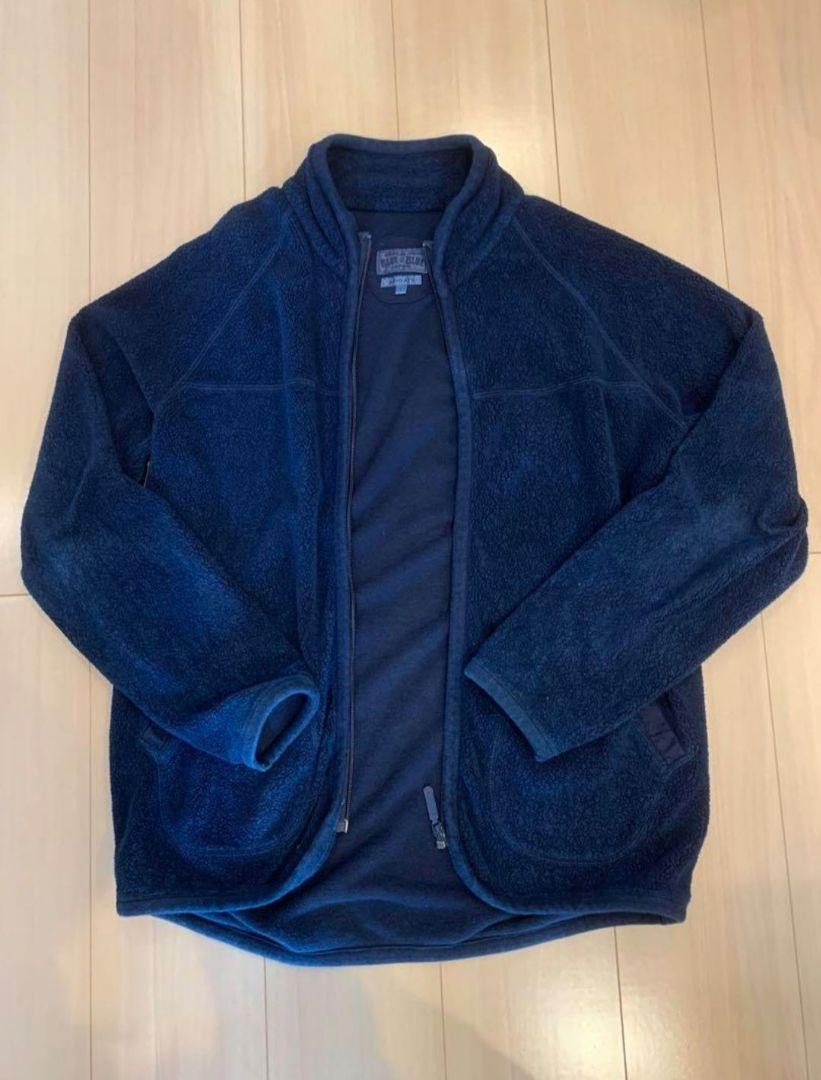 Blue Blue Japan BLUE BLUE JAPAN Cotton Fleece Tezome Sports Jacket S Size US S / EU 44-46 / 1 - 1 Thumbnail