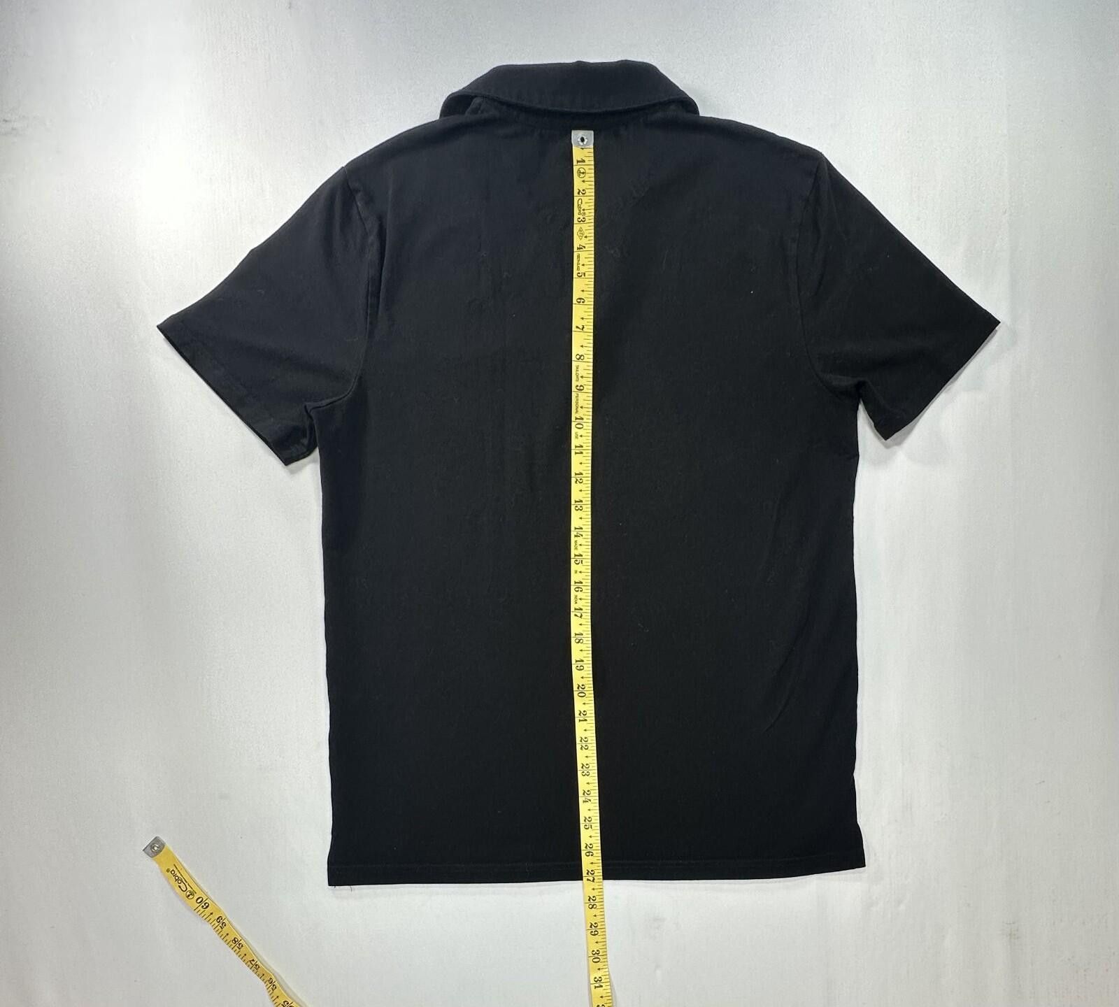 Other Le 31 Par Simons 1/4 Button Cotton Polo Shirt Black Mens M Size US M / EU 48-50 / 2 - 3 Thumbnail