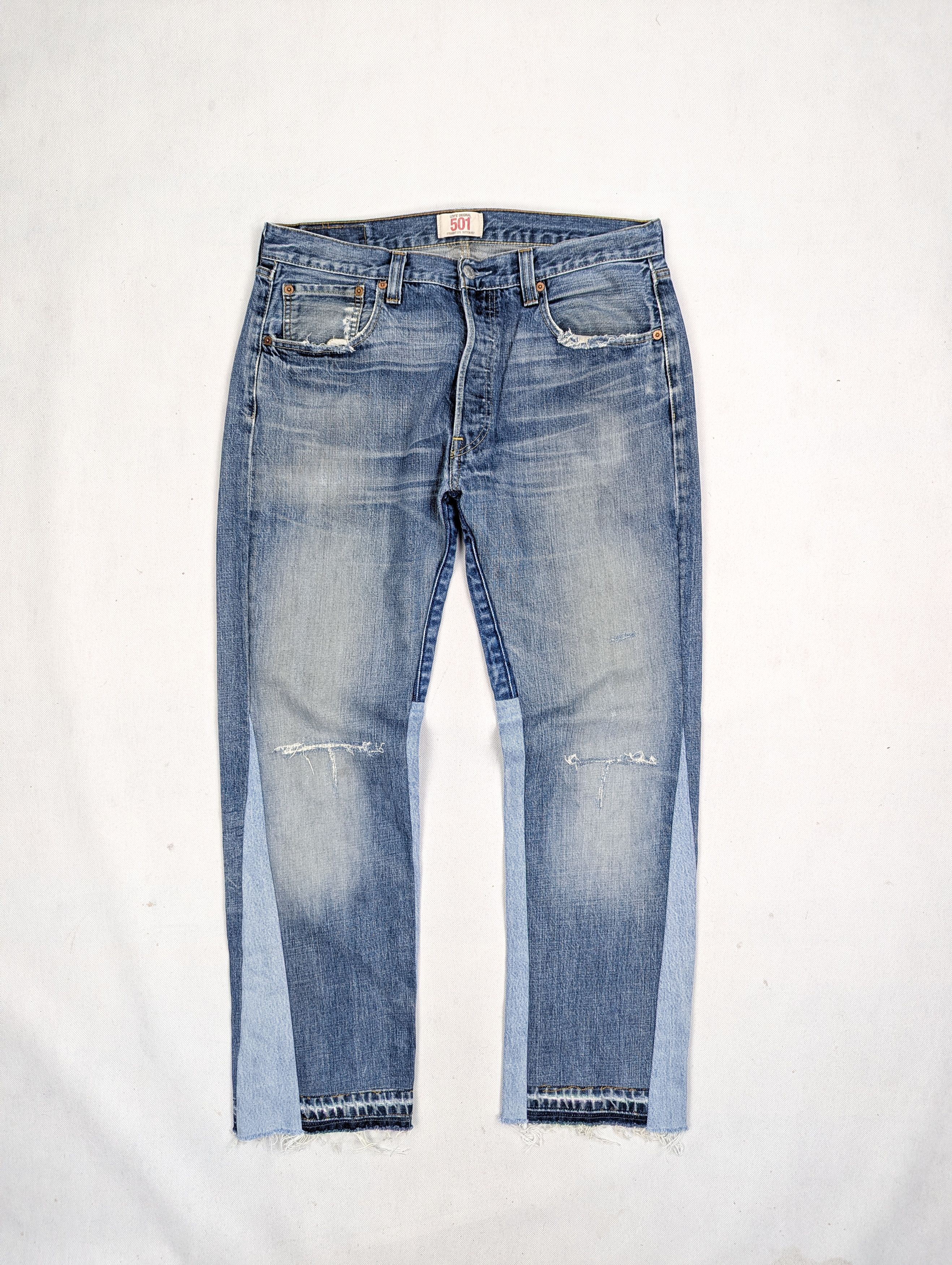 Levi's Levi's 501 patchwork denim jeans 34 Size US 34 / EU 50 - 1 Thumbnail