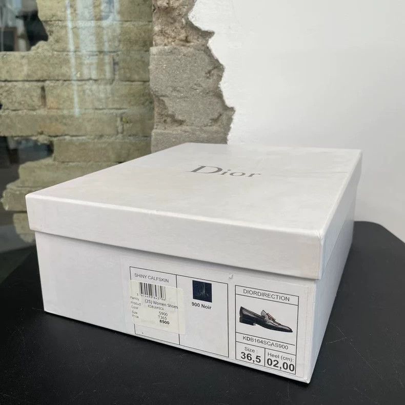 Dior Dior Dior Men's Leather Shoes with Studs-2507 Size US 6.5 / EU 39-40 - 9 Thumbnail