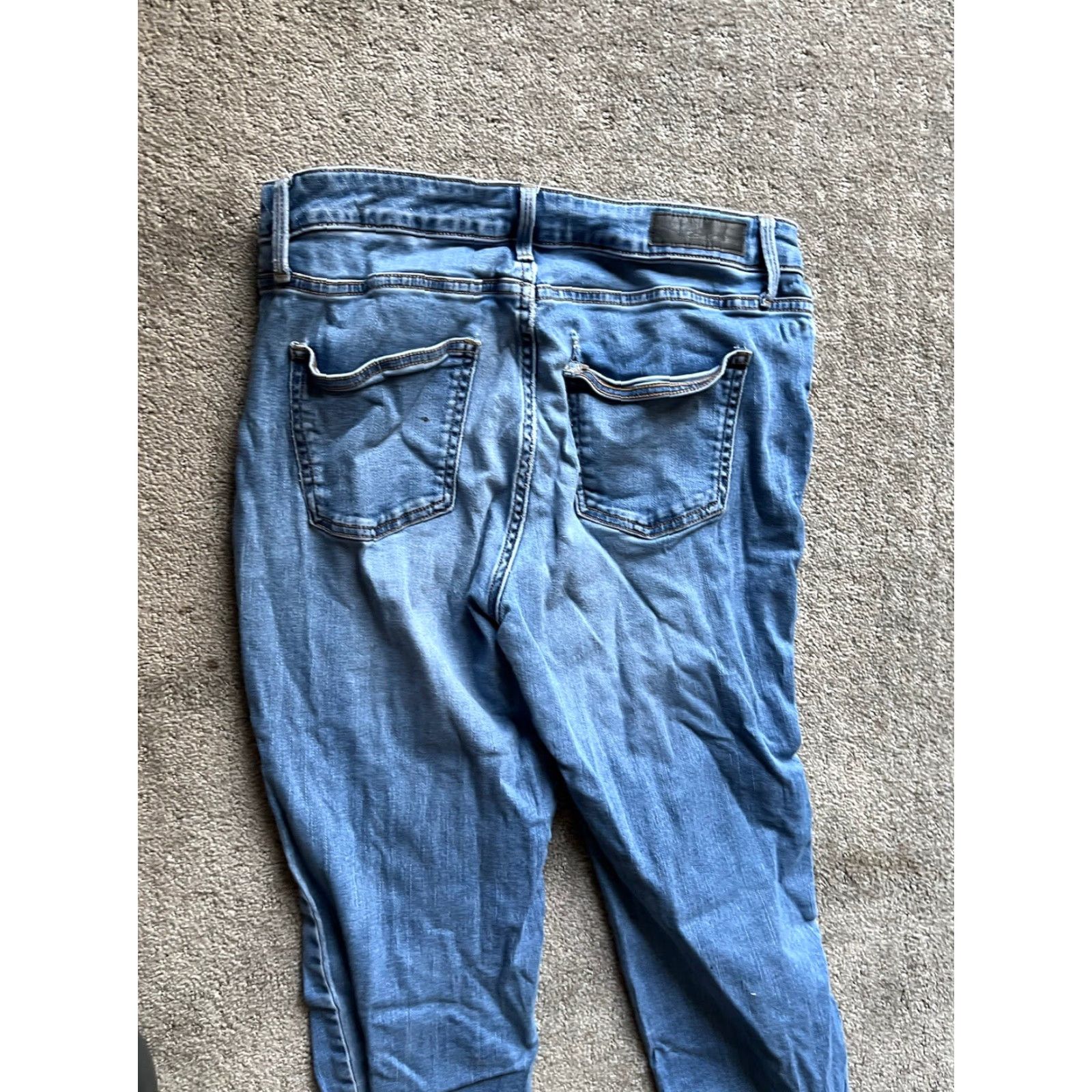 Calvin Klein Calvin Klein Women Jeans Ultimate Skinny Distressed Medium Wash Blue 8 Regular Size 30" / US 8 / IT 44 - 2 Thumbnail