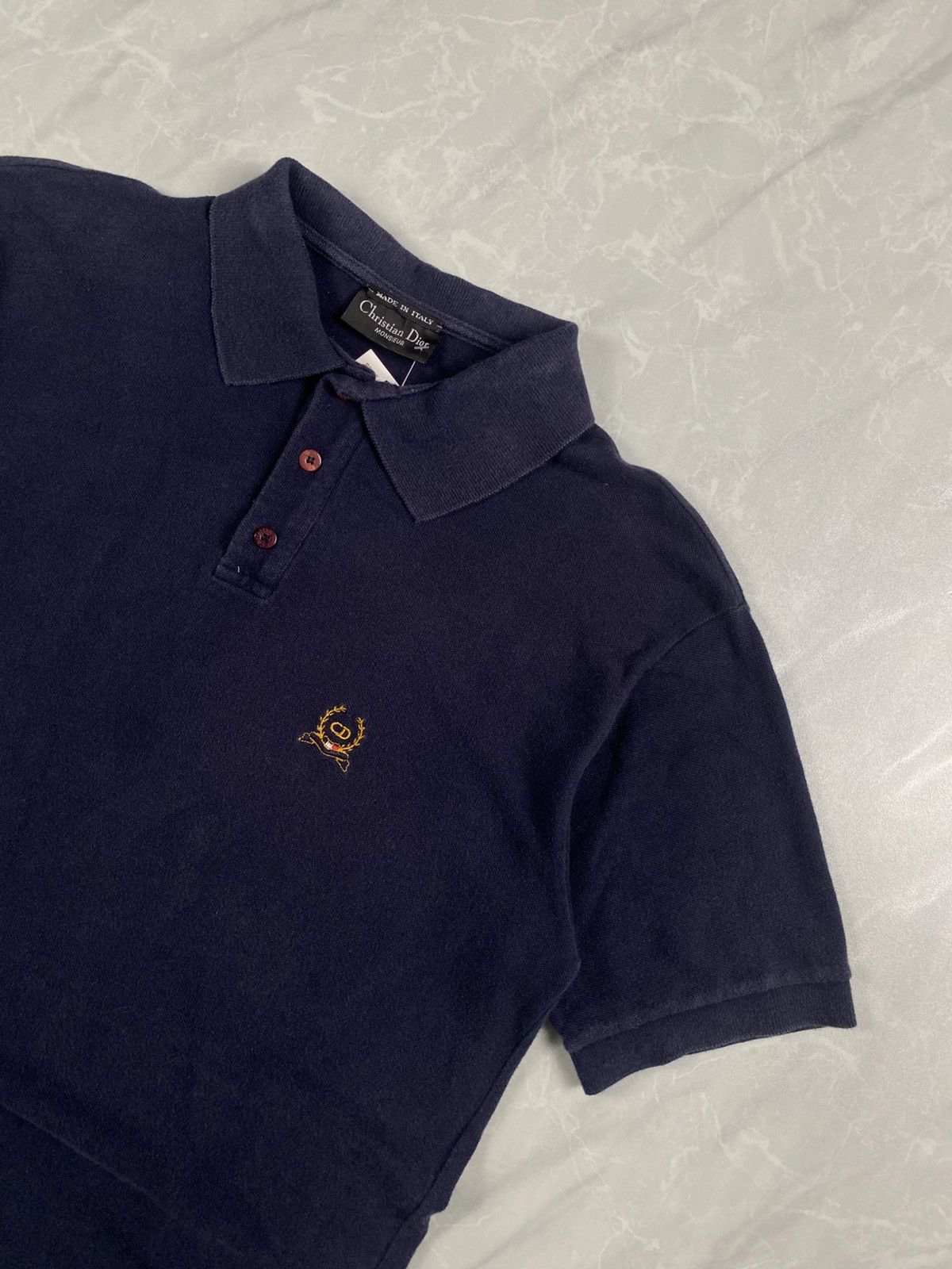 Christian Dior Monsieur Vintage 90s Christian Dior Polos Tee Size US S / EU 44-46 / 1 - 2 Thumbnail