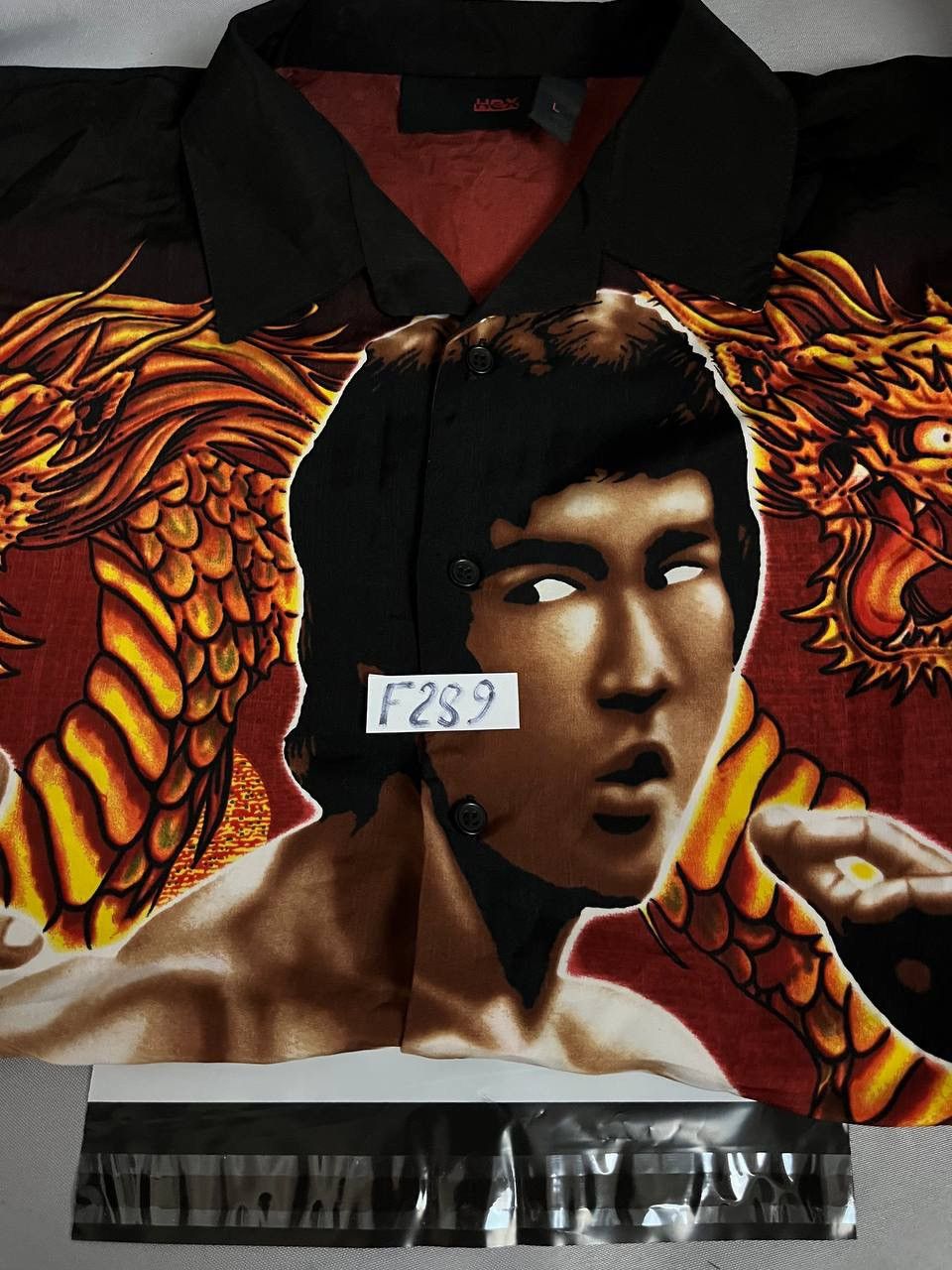 Vintage Bruce Lee Shirt Vintage 1990s Size US L / EU 52-54 / 3 - 9 Thumbnail