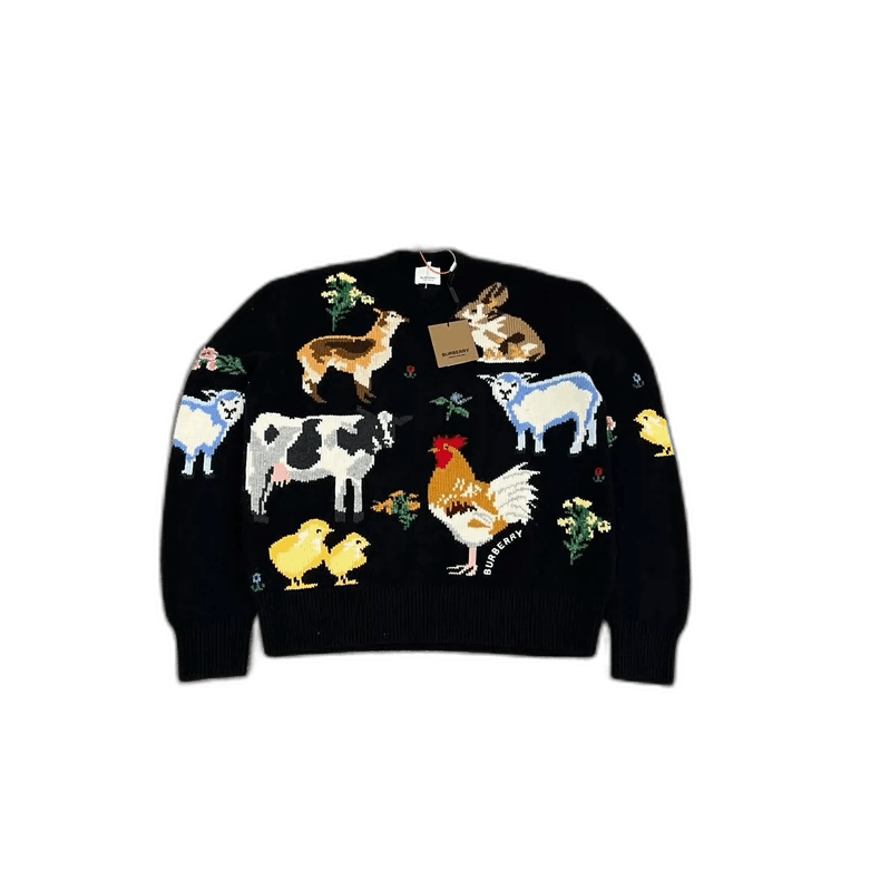 Burberry Burberry Animal Knit Sweater Size S Size S / US 4 / IT 40 - 1 Thumbnail